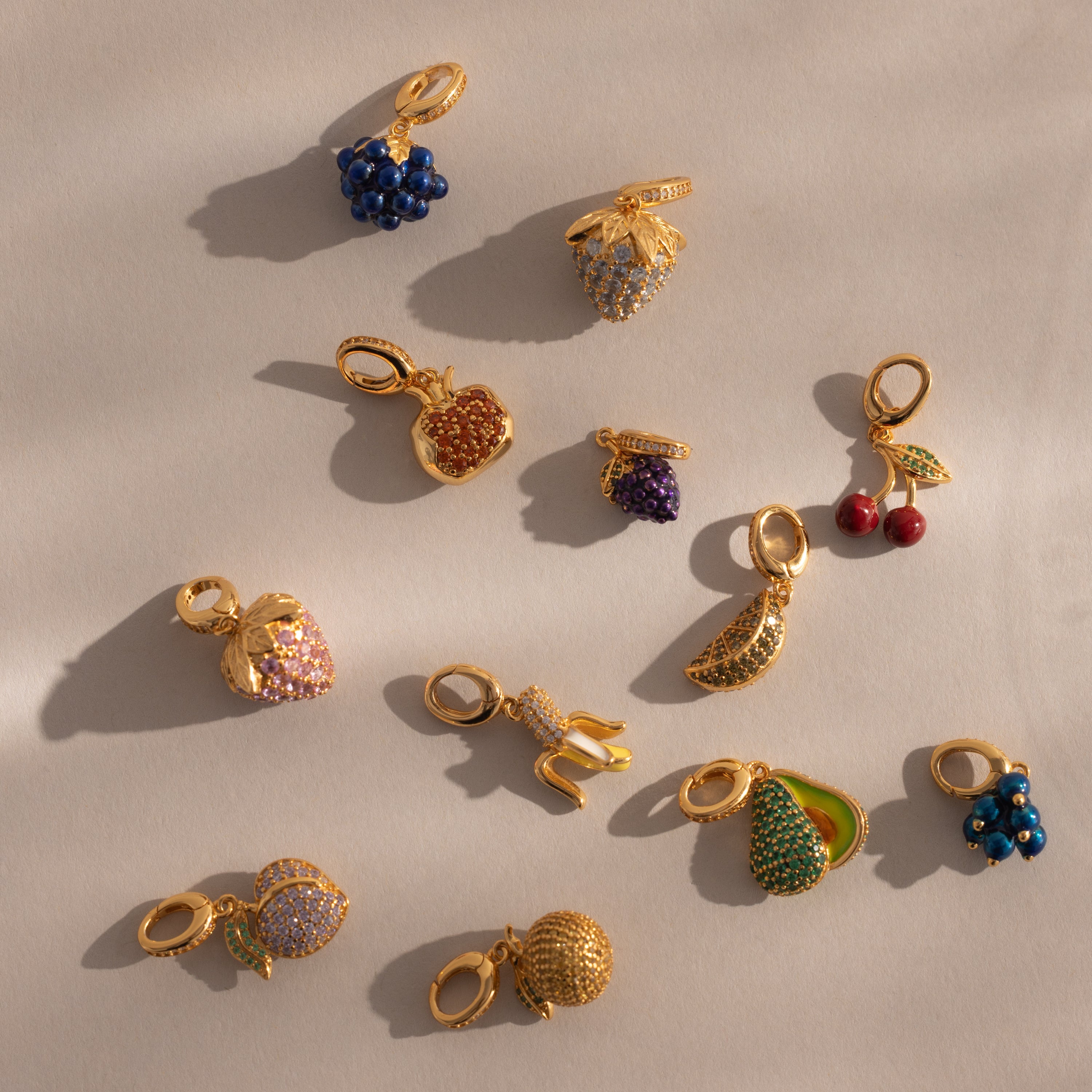 Birthstone Fruit Charm