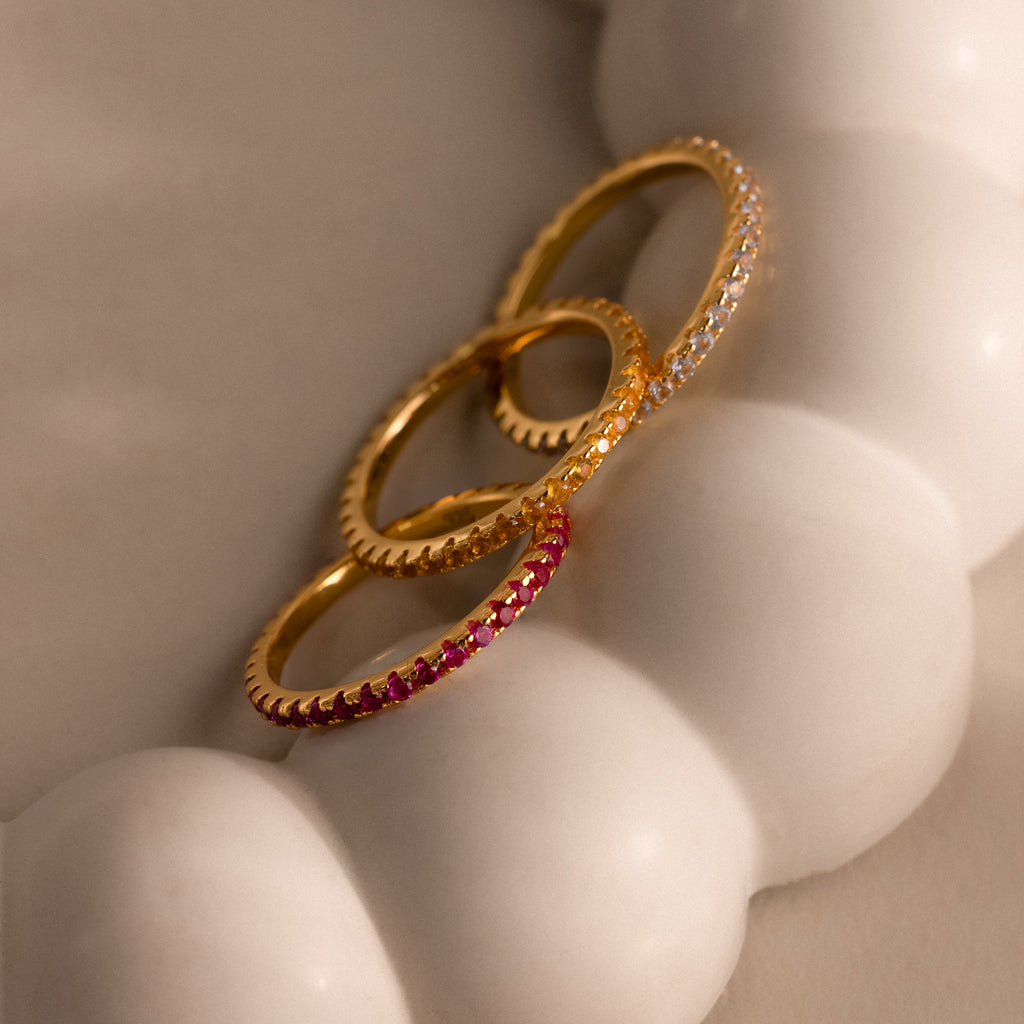 Endless Eternity Birthstone Ring