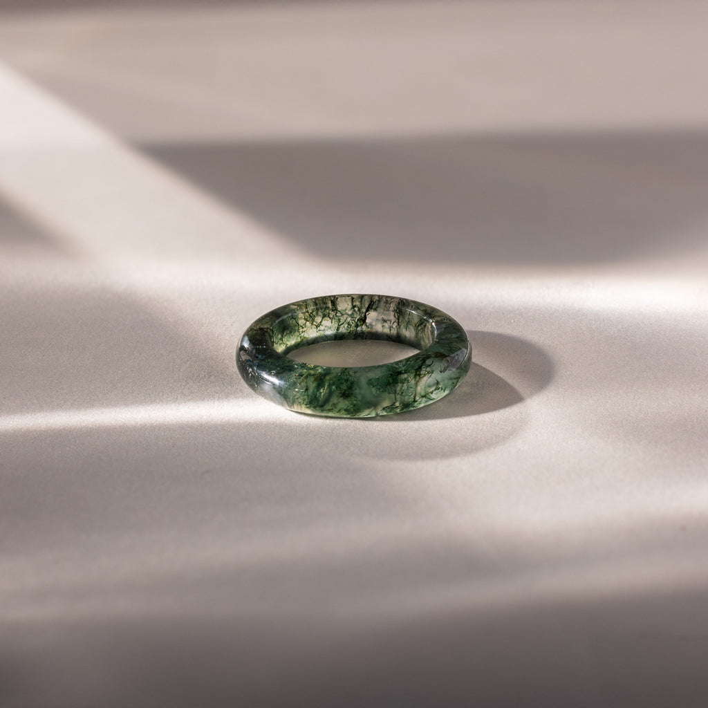 Skinny Agate Ring