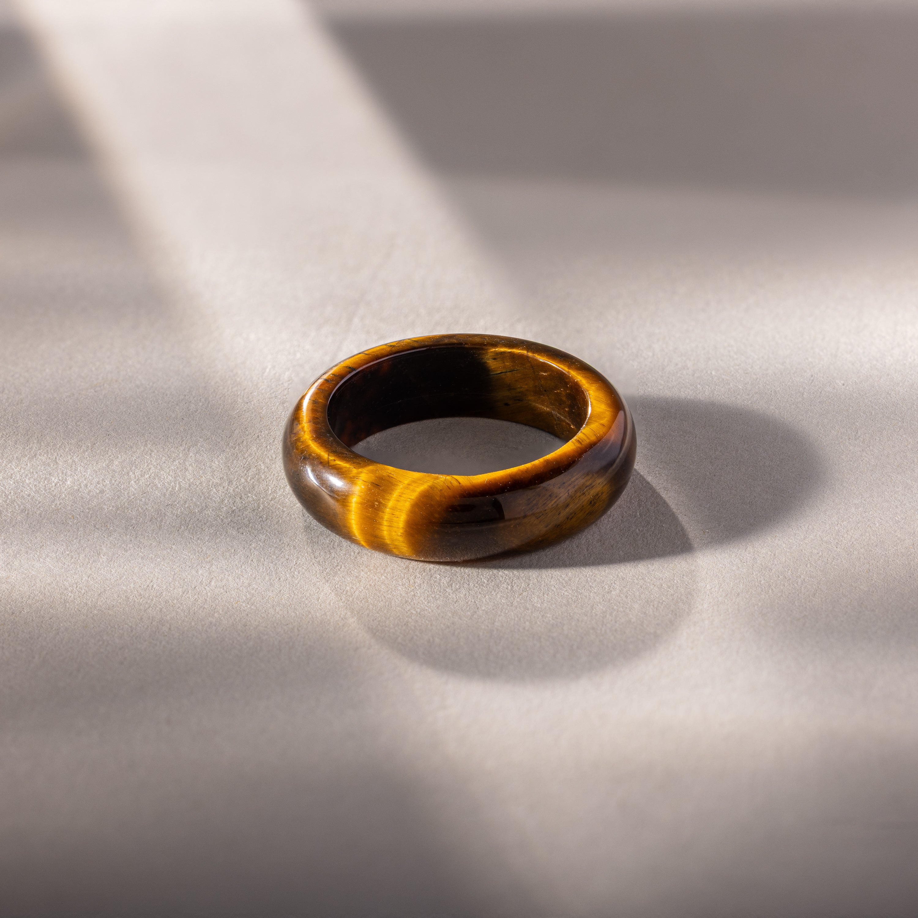 Skinny Tiger's Eye Ring