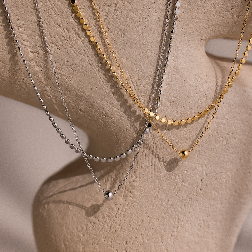 Zina Necklace in Silver