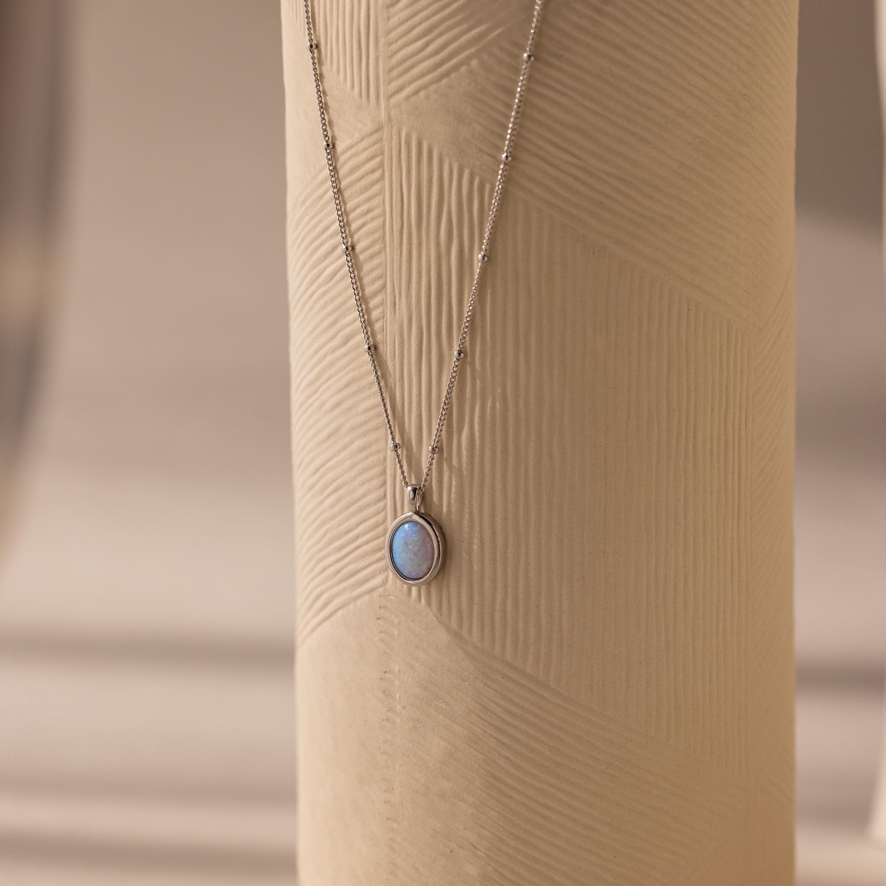 Opal Pendant Necklace