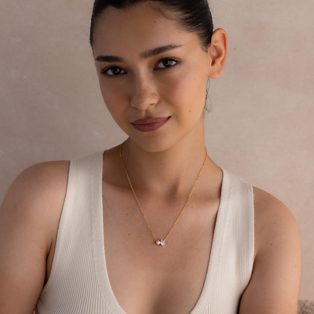 Pearl Diamond Necklace