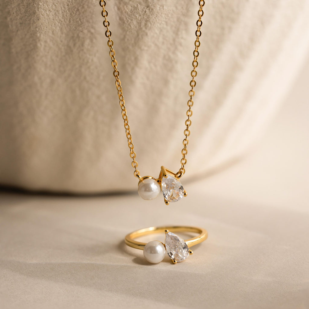Pearl Diamond Necklace