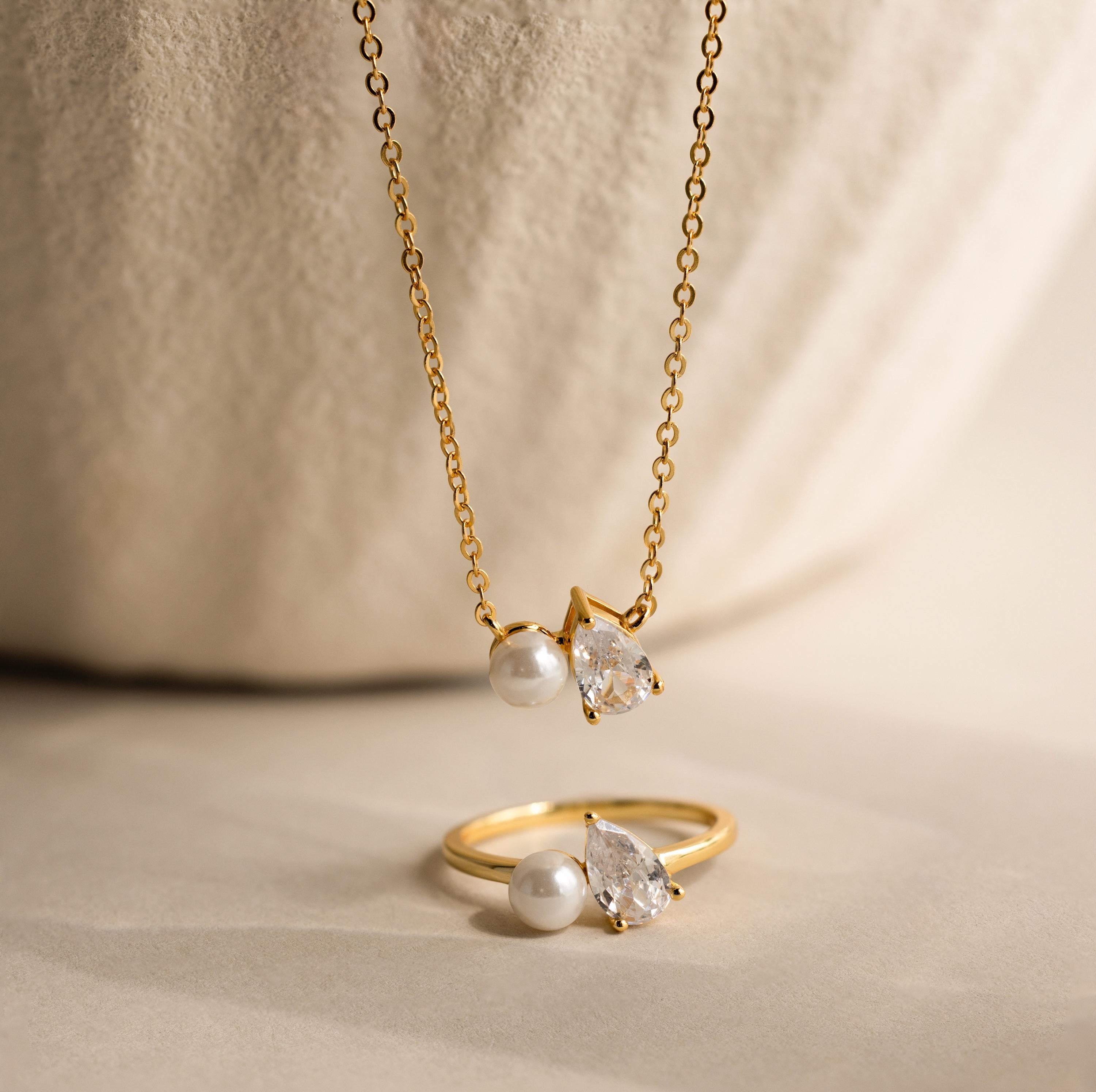 Pearl Diamond Necklace