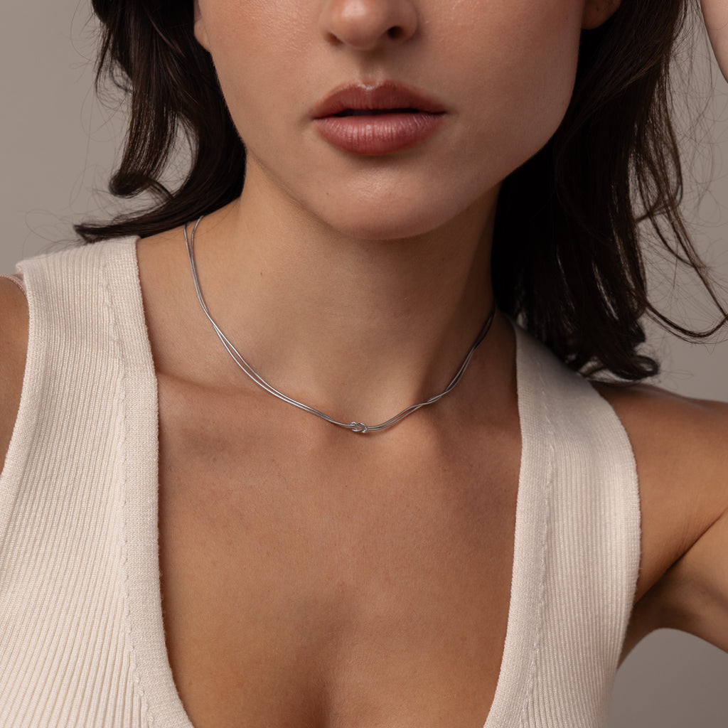 Love Knot Chain Necklace