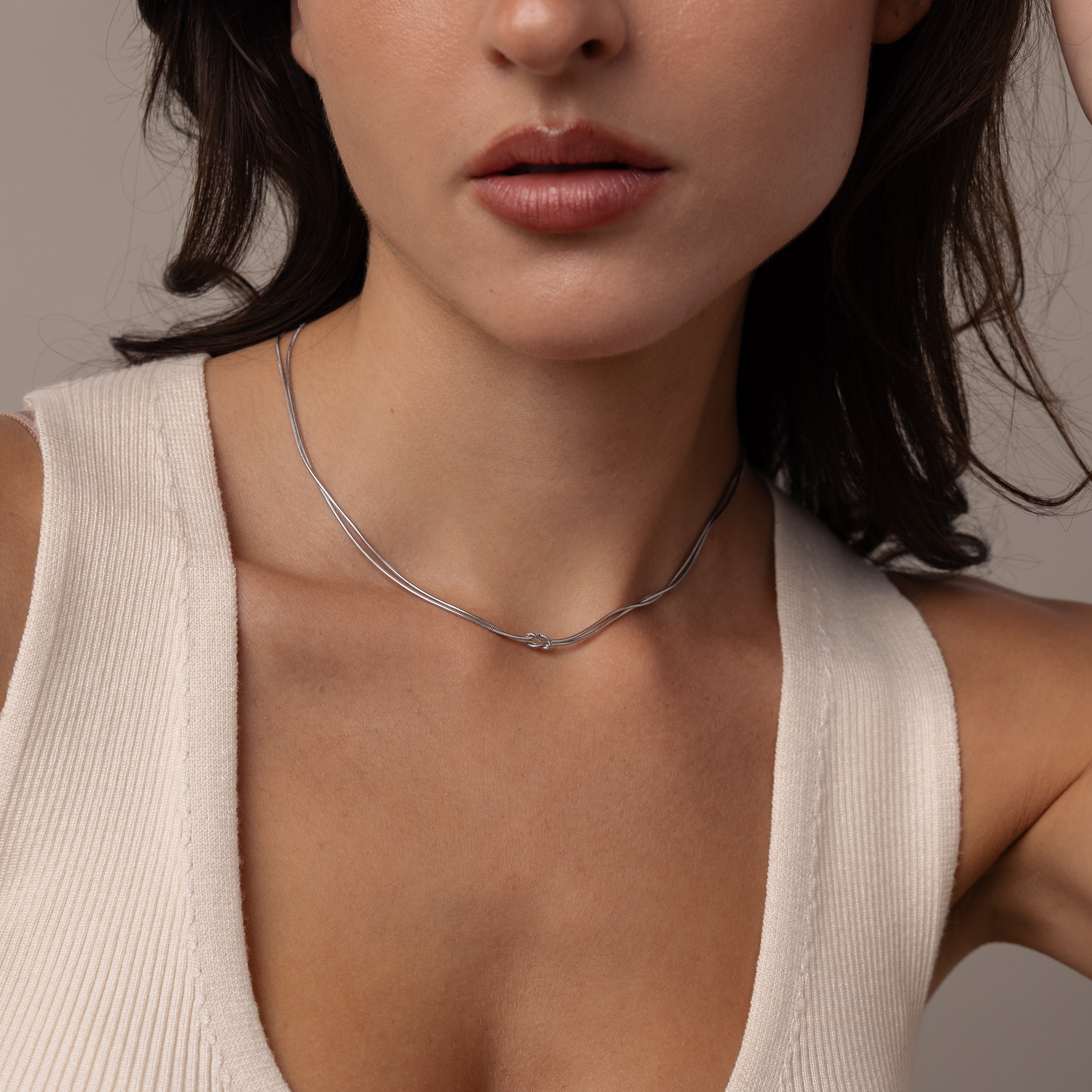 Love Knot Chain Necklace
