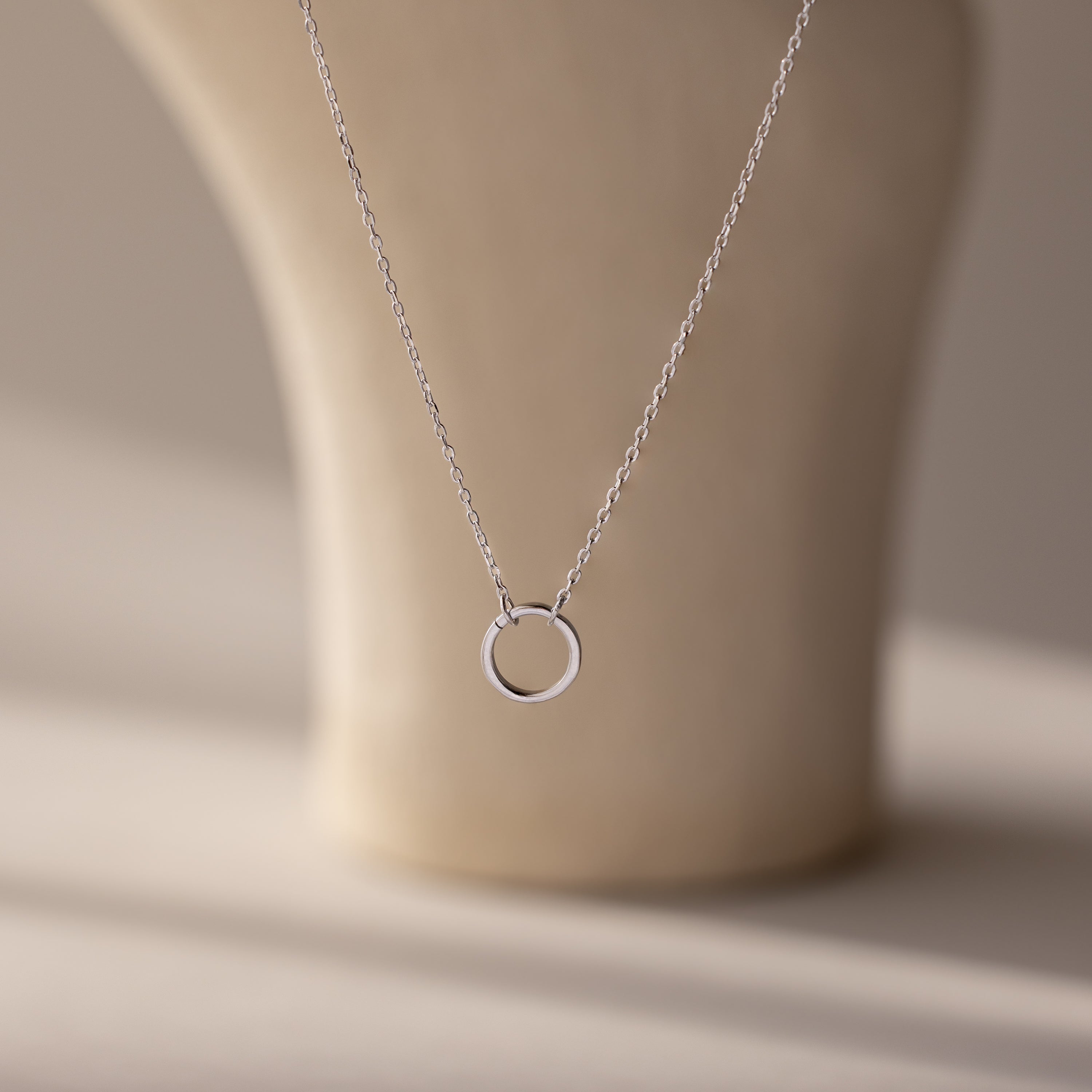 Large Rolo Clasp Necklace