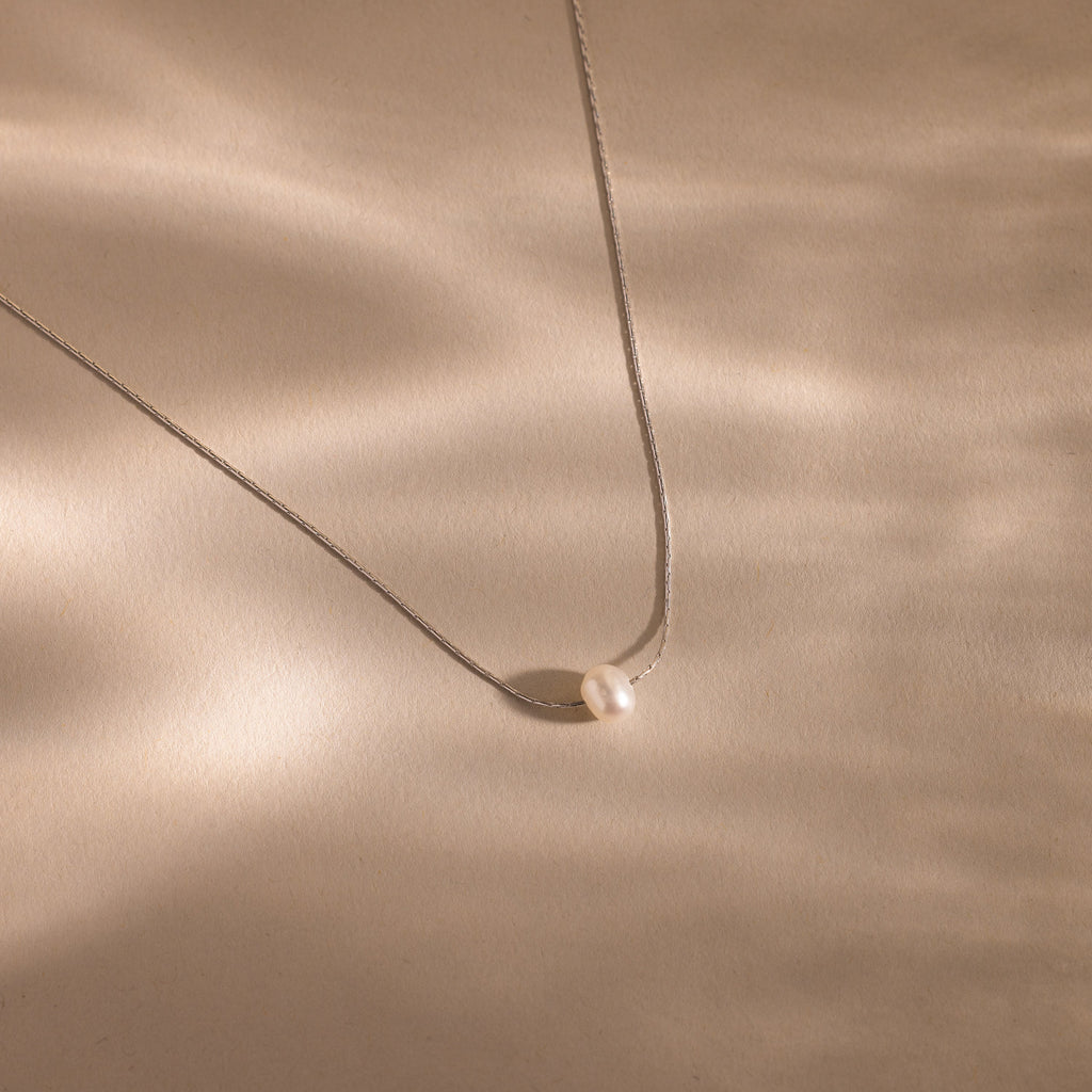 Tiny Pearl Dot Necklace