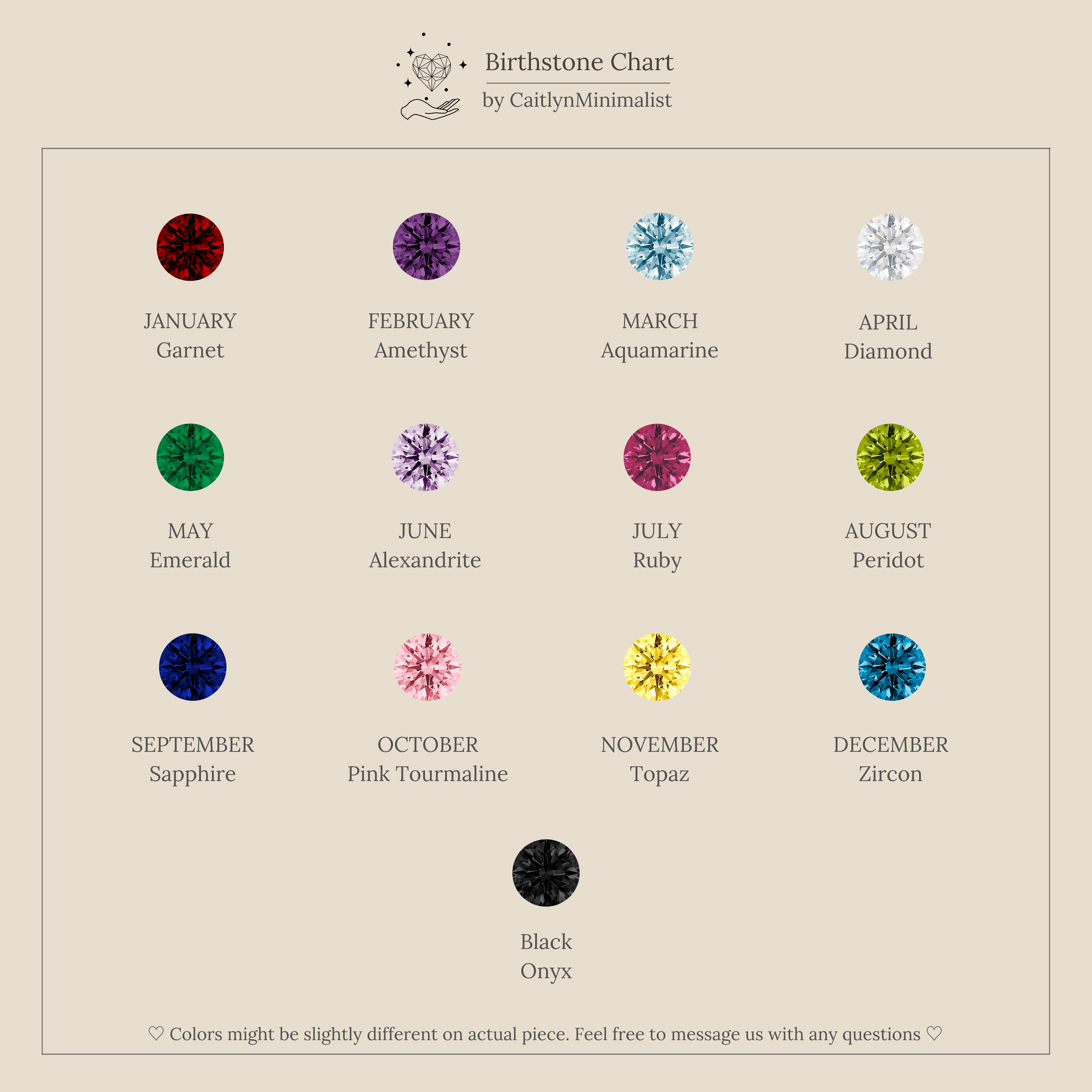Bold Birthstone Signet Ring