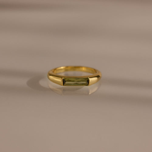 Baguette Signet Ring