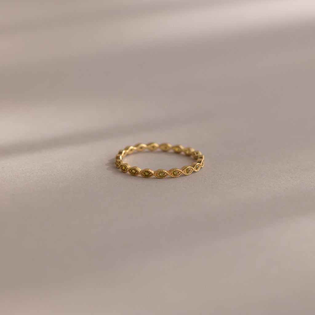 Dainty Marquise Birthstone Ring