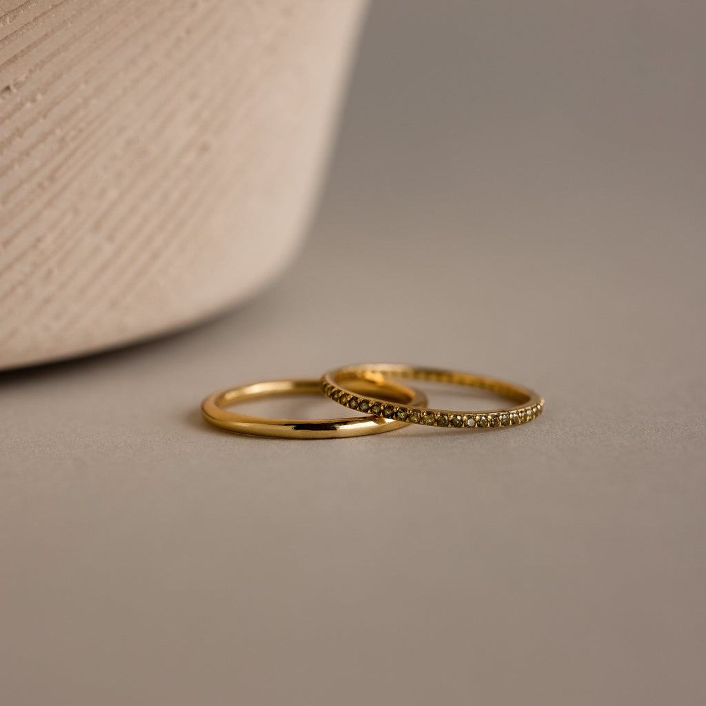 Birthstone Tennis Ring Set