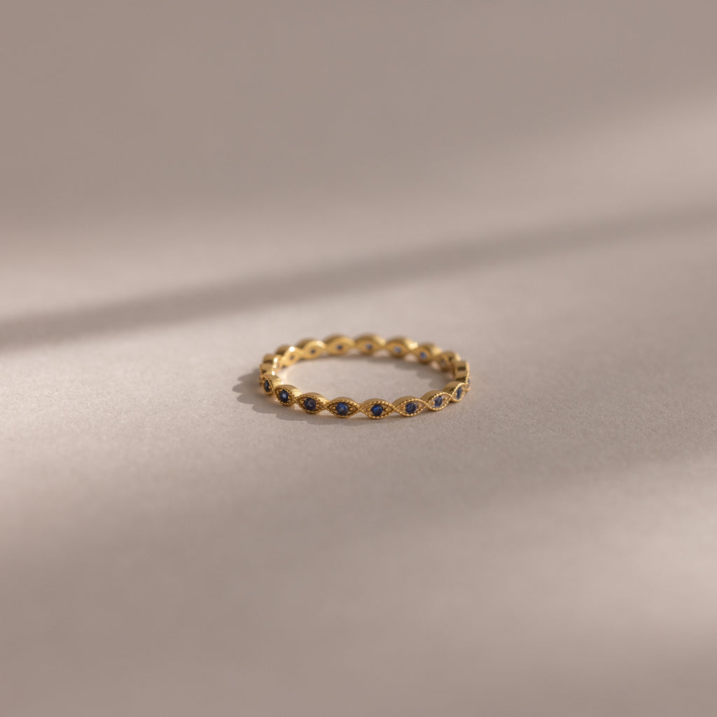 Dainty Marquise Birthstone Ring