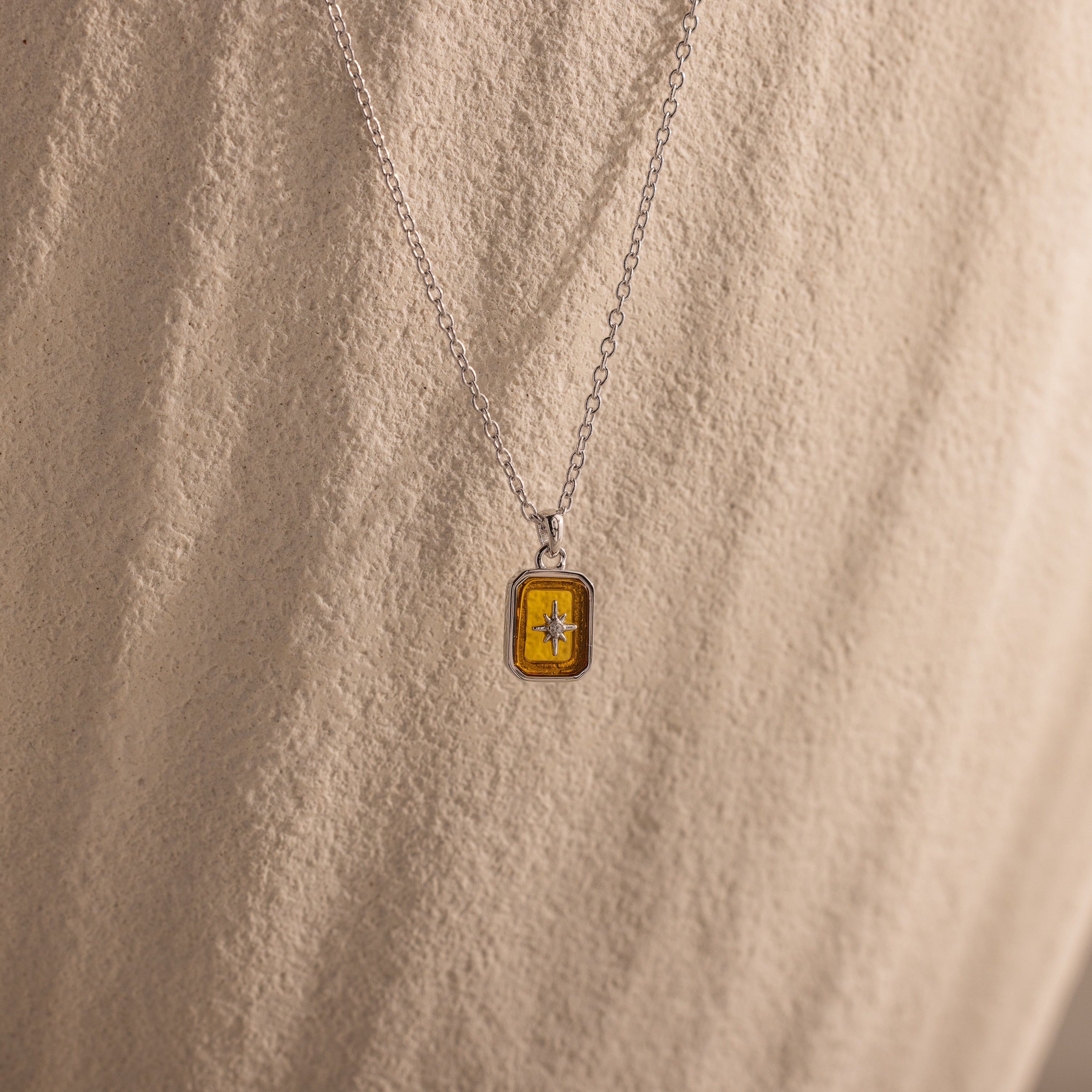 North Star Birthstone Necklace