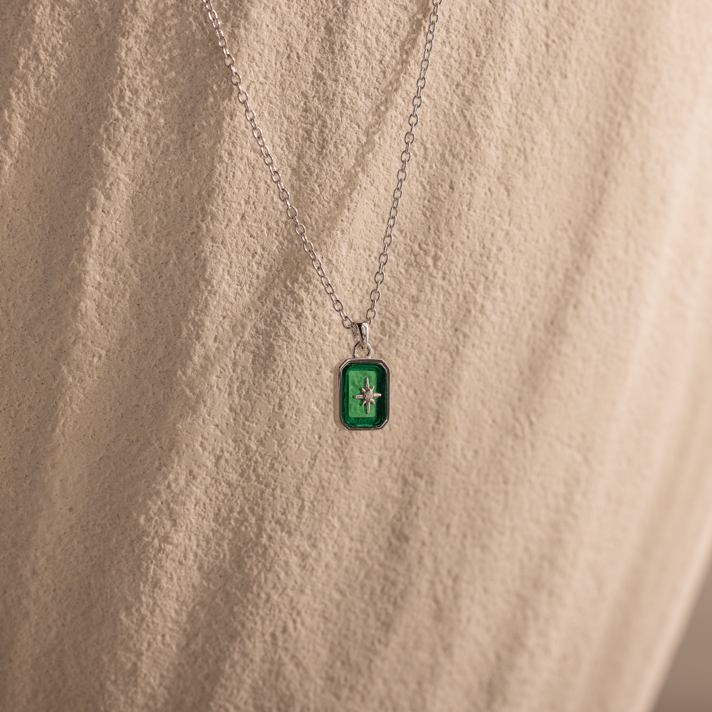 North Star Birthstone Necklace