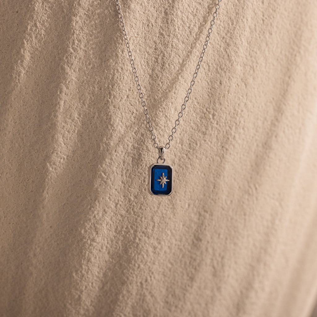 North Star Birthstone Necklace