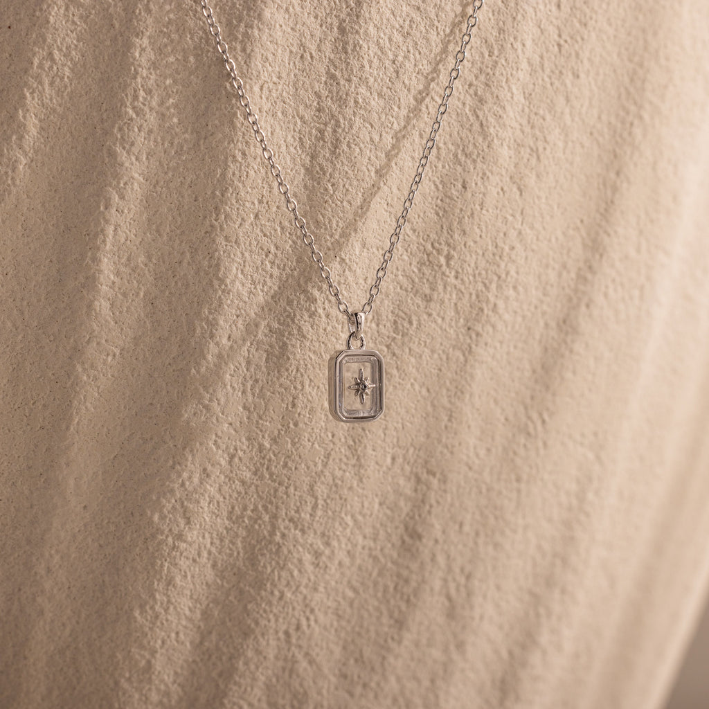 North Star Birthstone Necklace