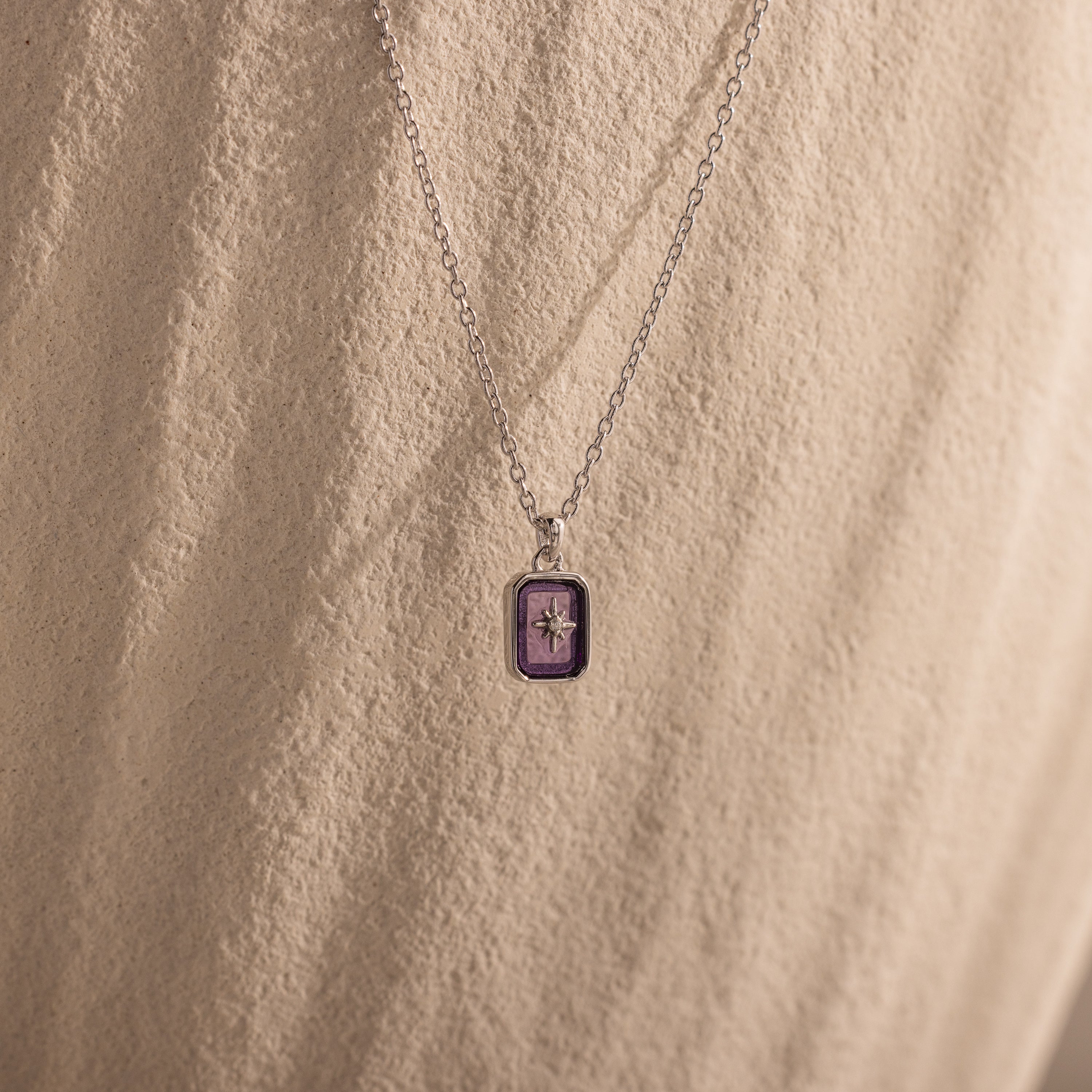 North Star Birthstone Necklace