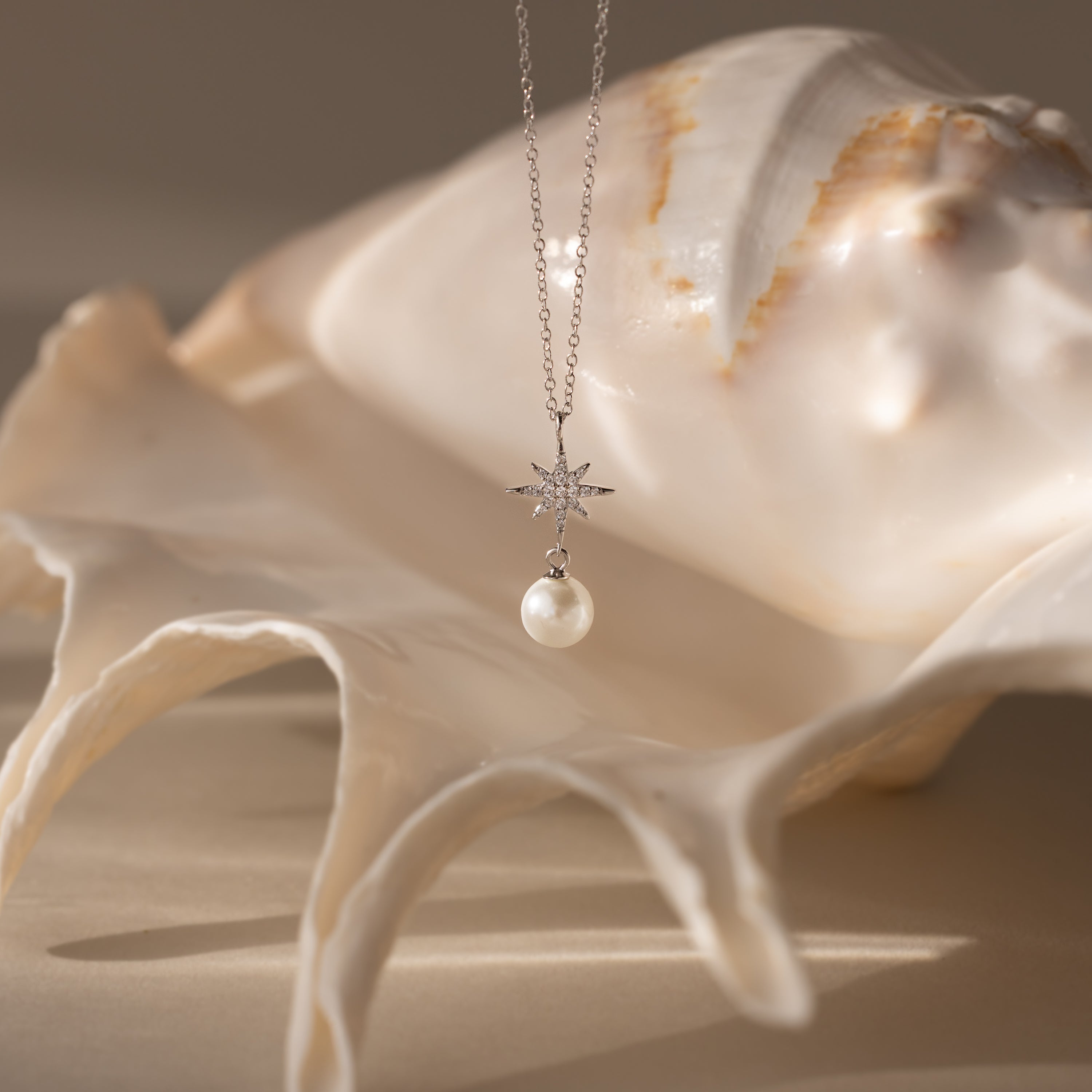 North Star Pearl Necklace