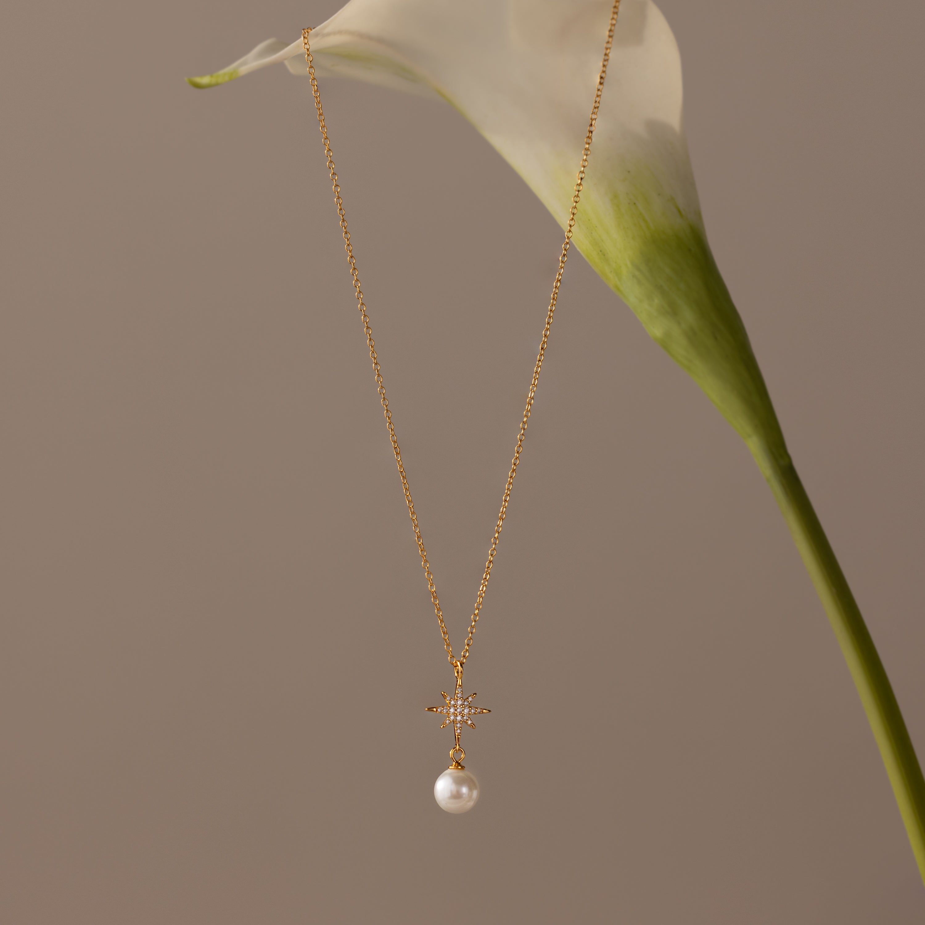 North Star Pearl Necklace
