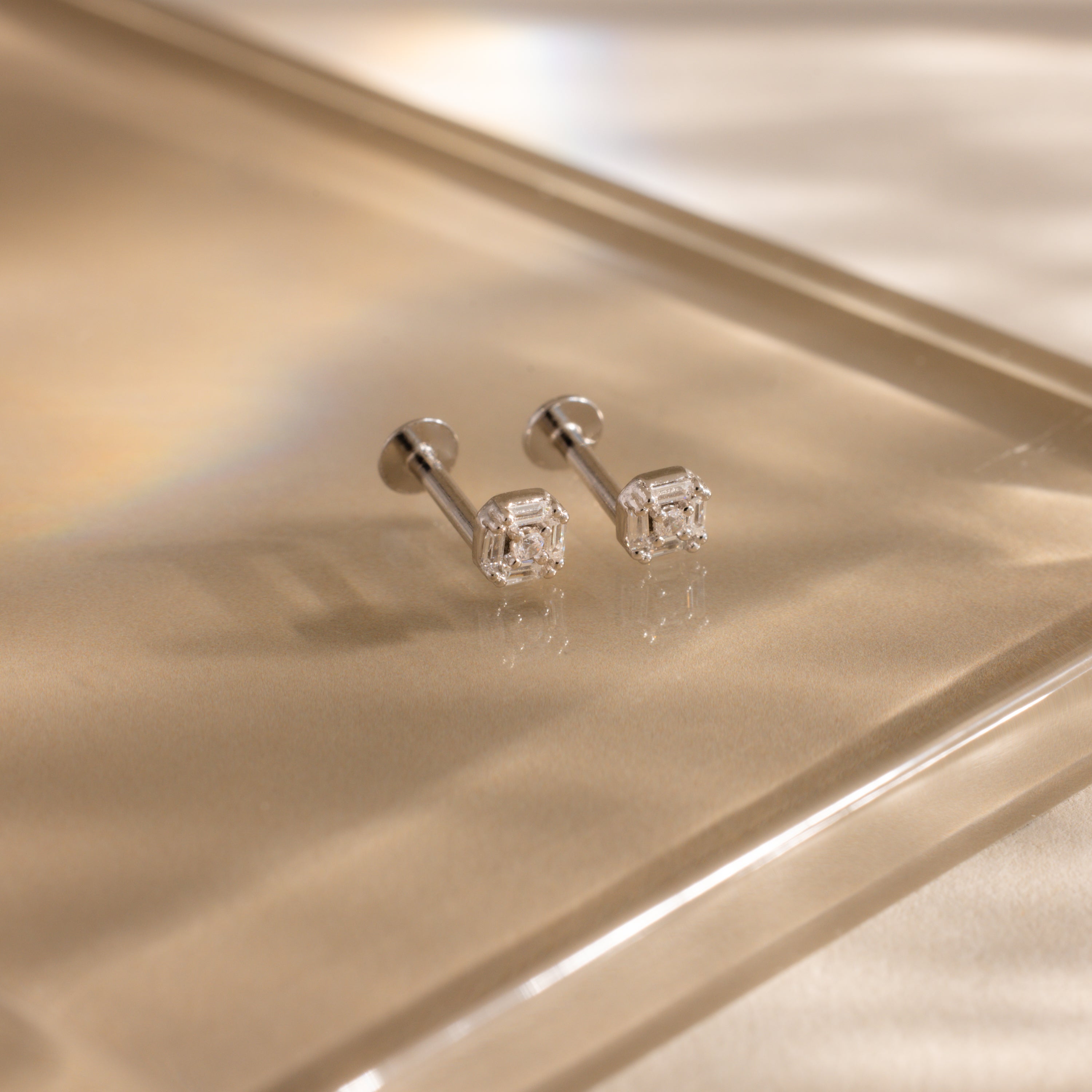 Art Deco Flatback Studs