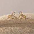 Pave Bow Studs