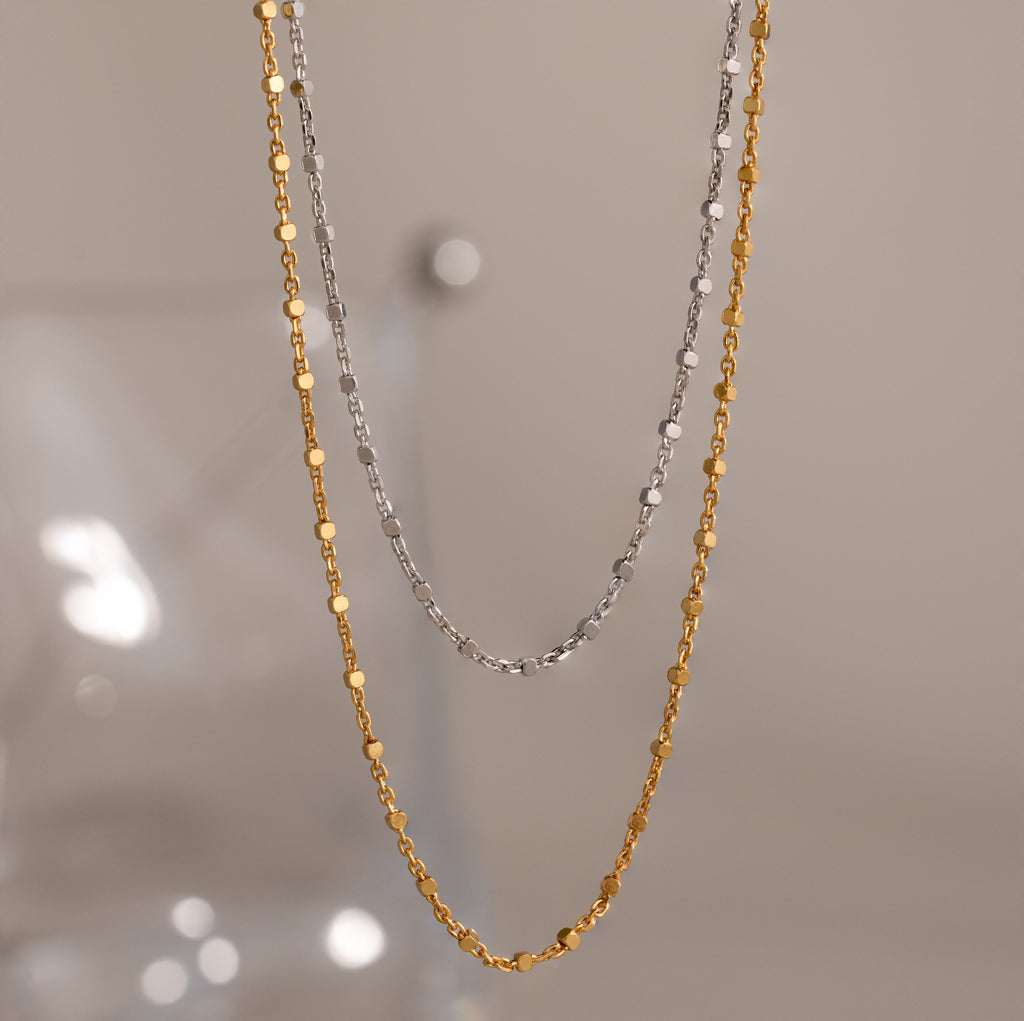 Dot Station Necklace