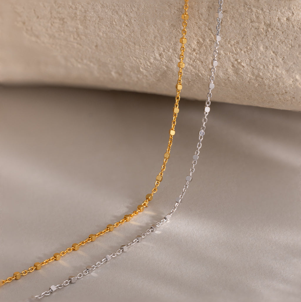 Dot Station Necklace