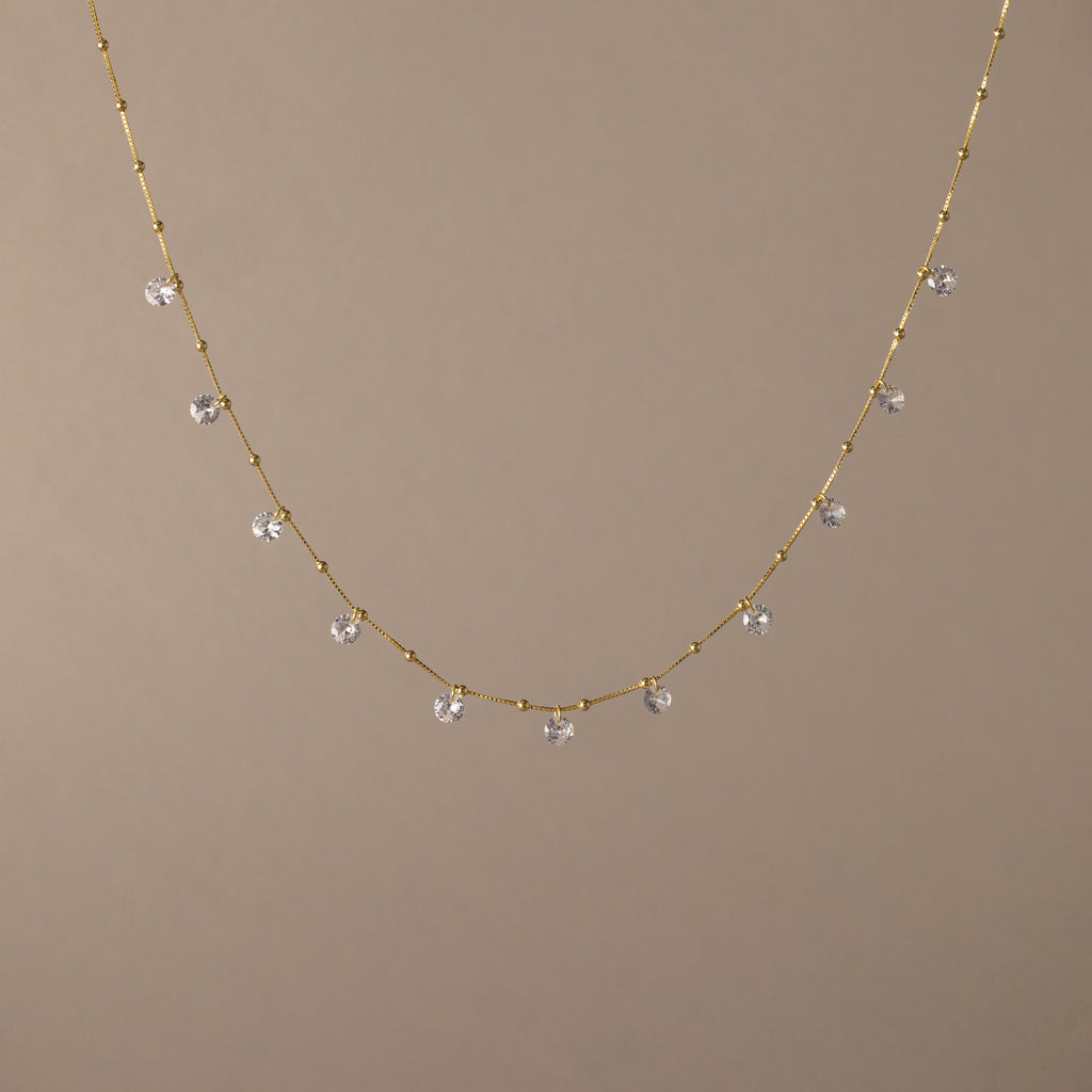 Satellite Diamond Necklace