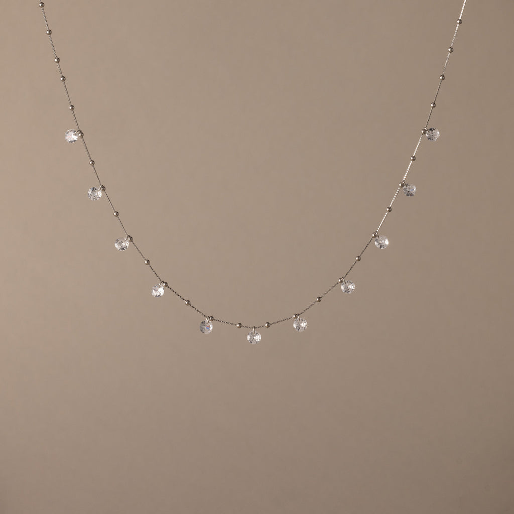 Satellite Diamond Necklace