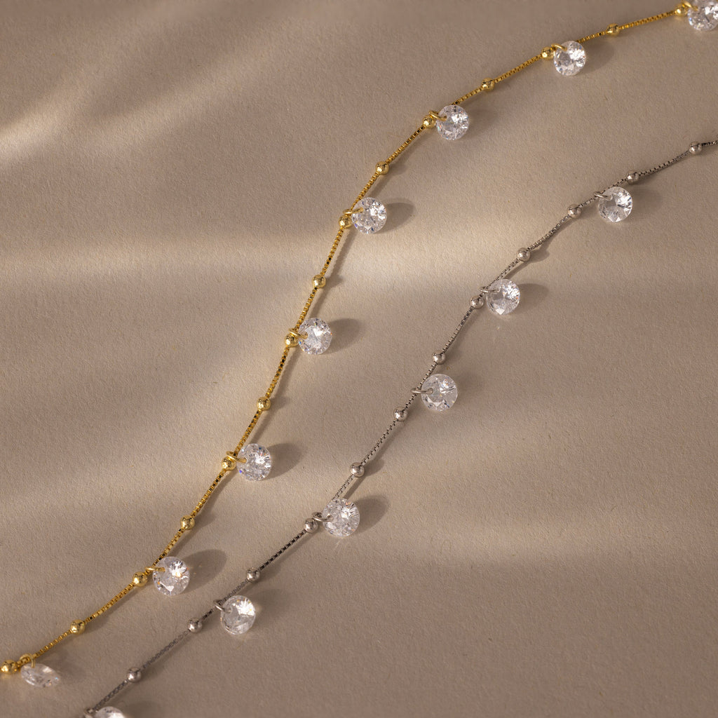 Satellite Diamond Necklace