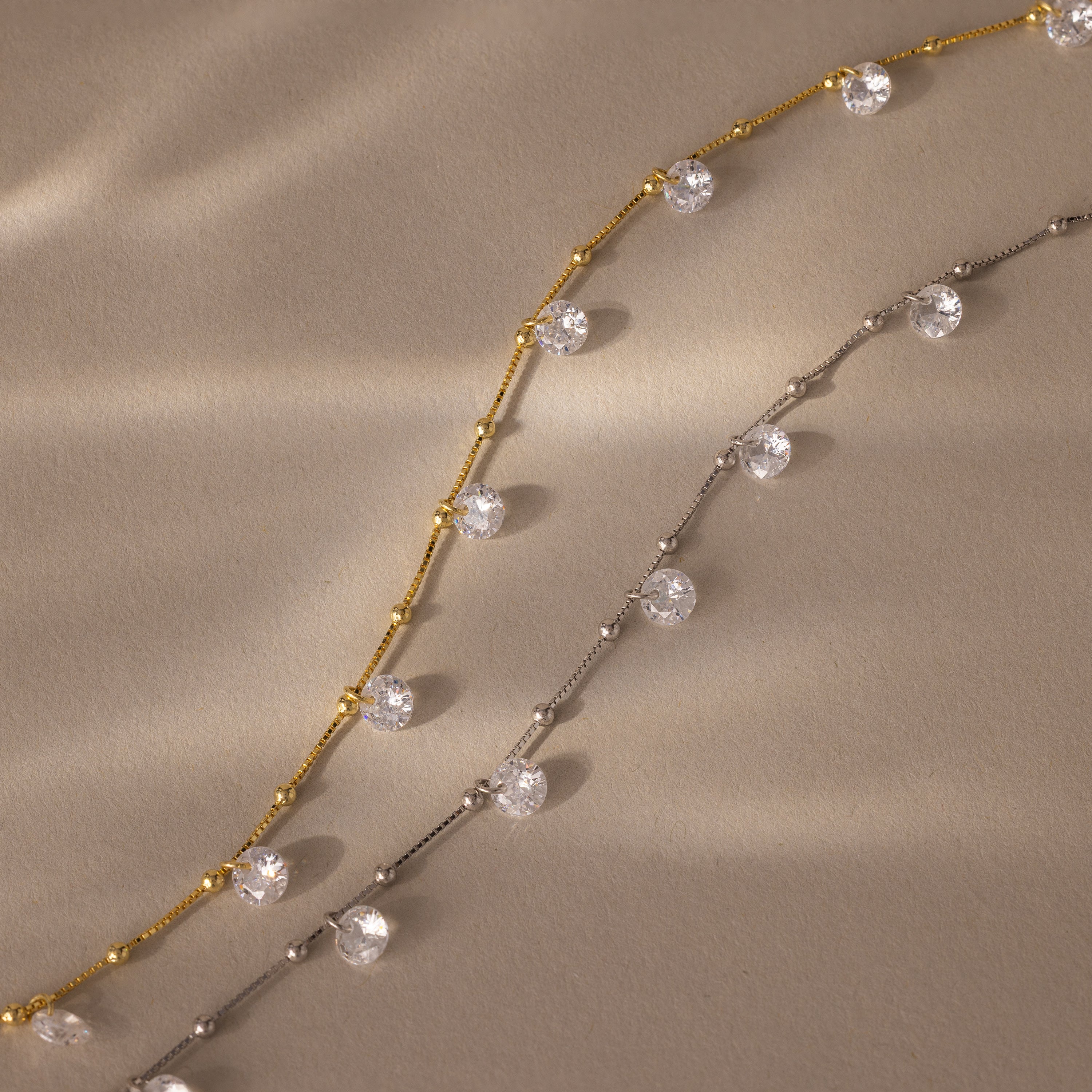 Satellite Diamond Necklace