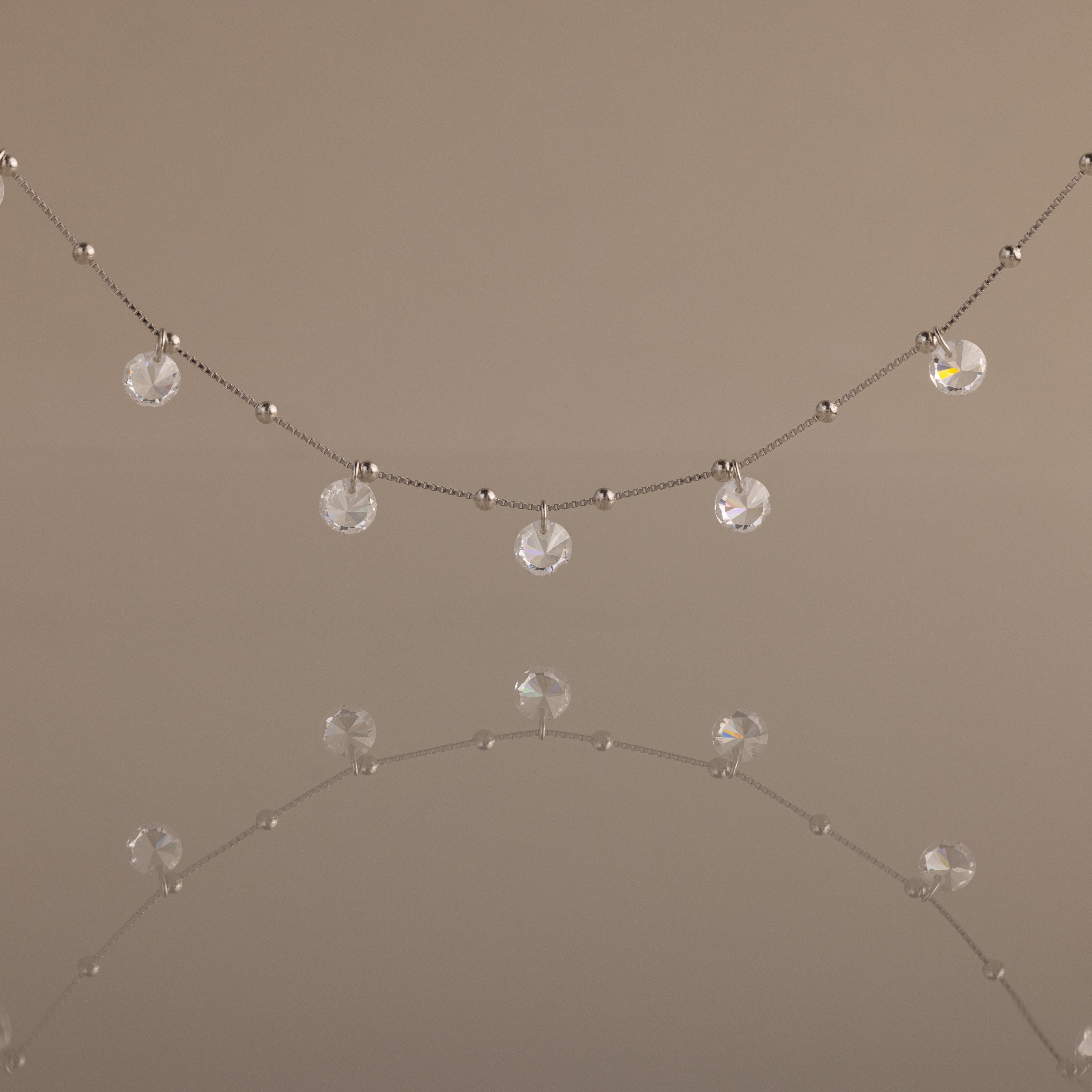Satellite Diamond Necklace