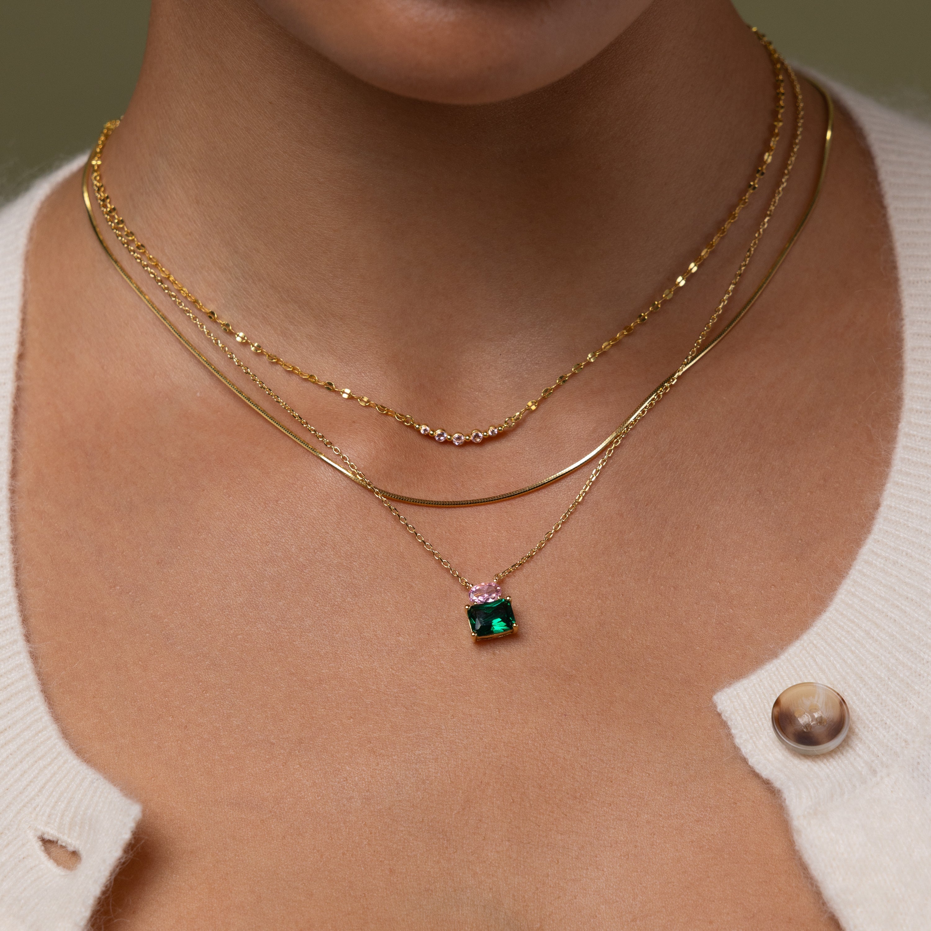 Emerald Bloom Necklace
