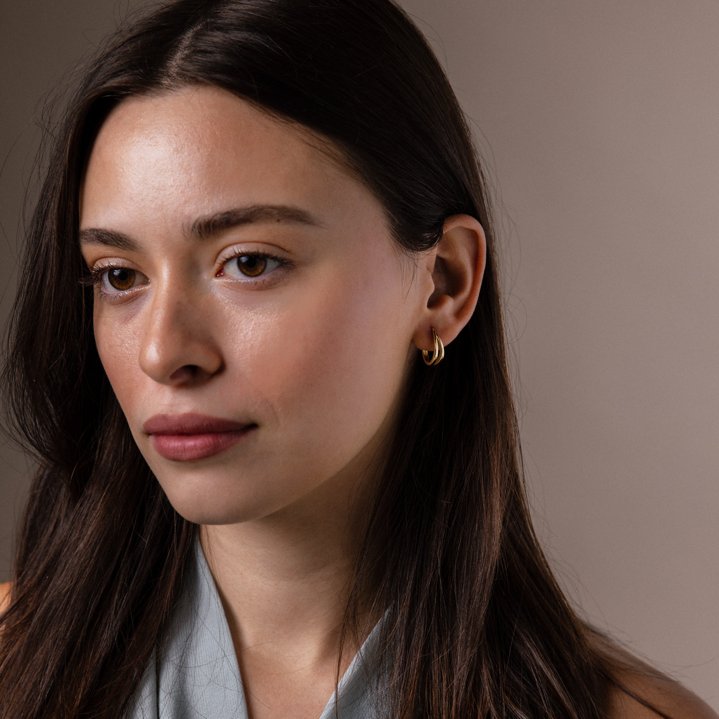Oval Duo Hoops