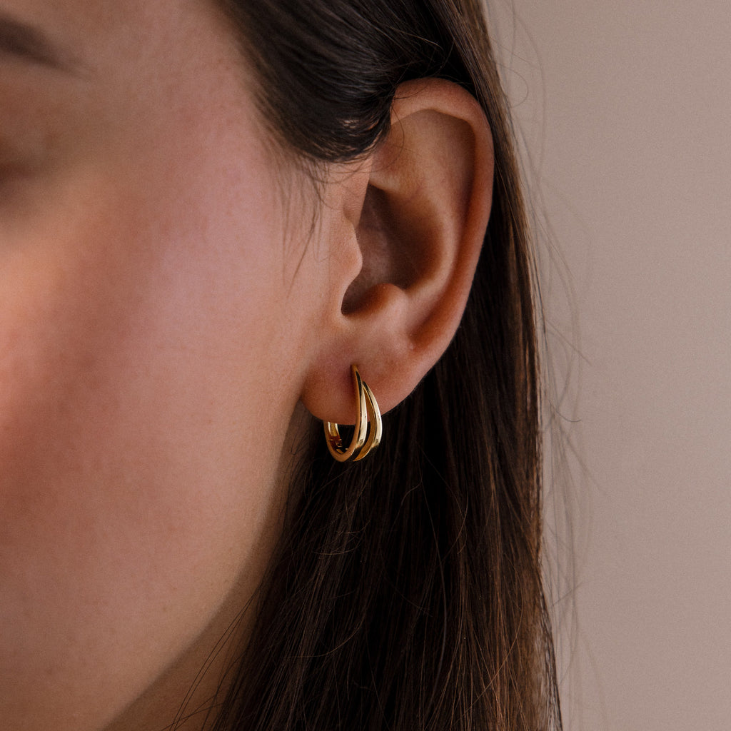 Oval Duo Hoops