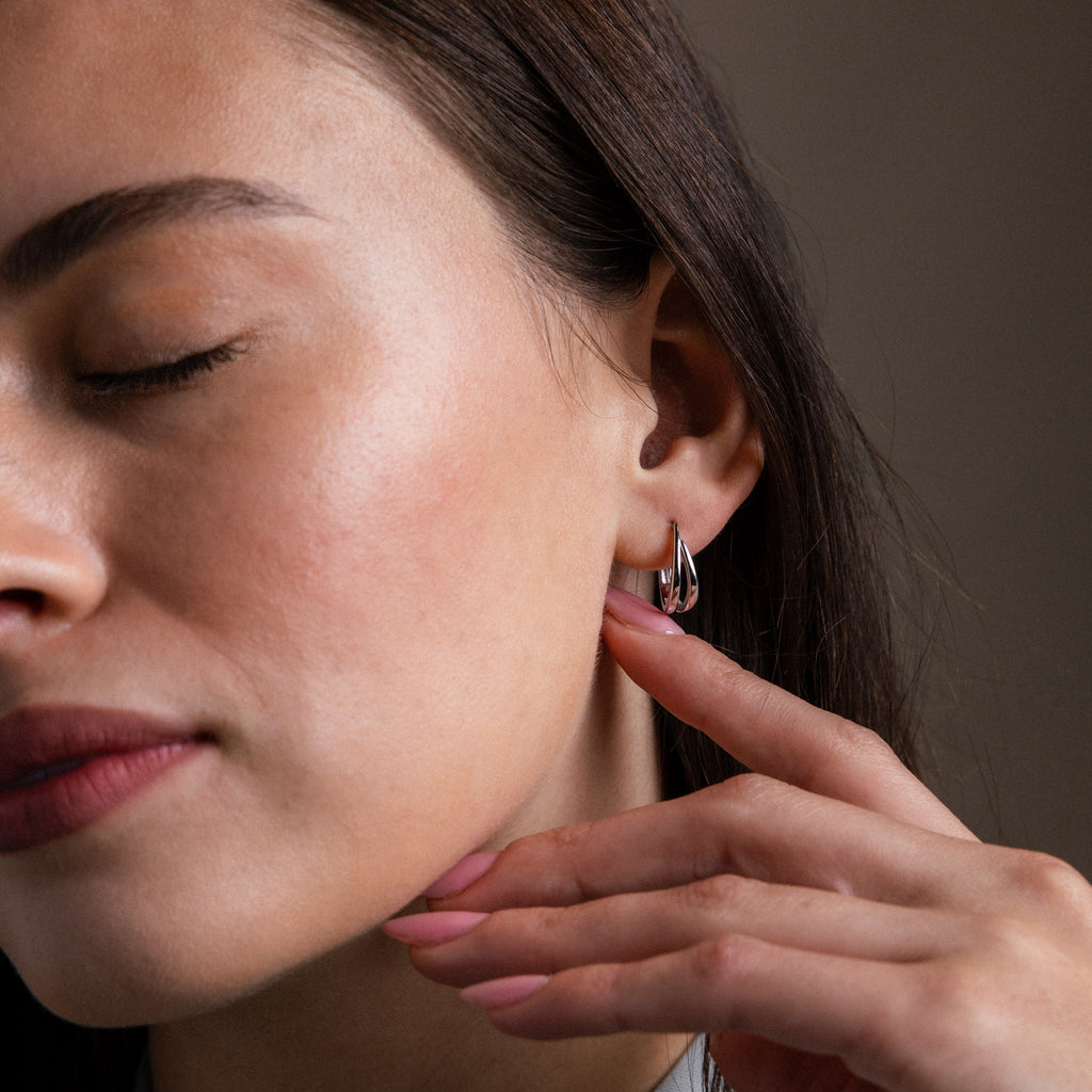 Oval Duo Hoops