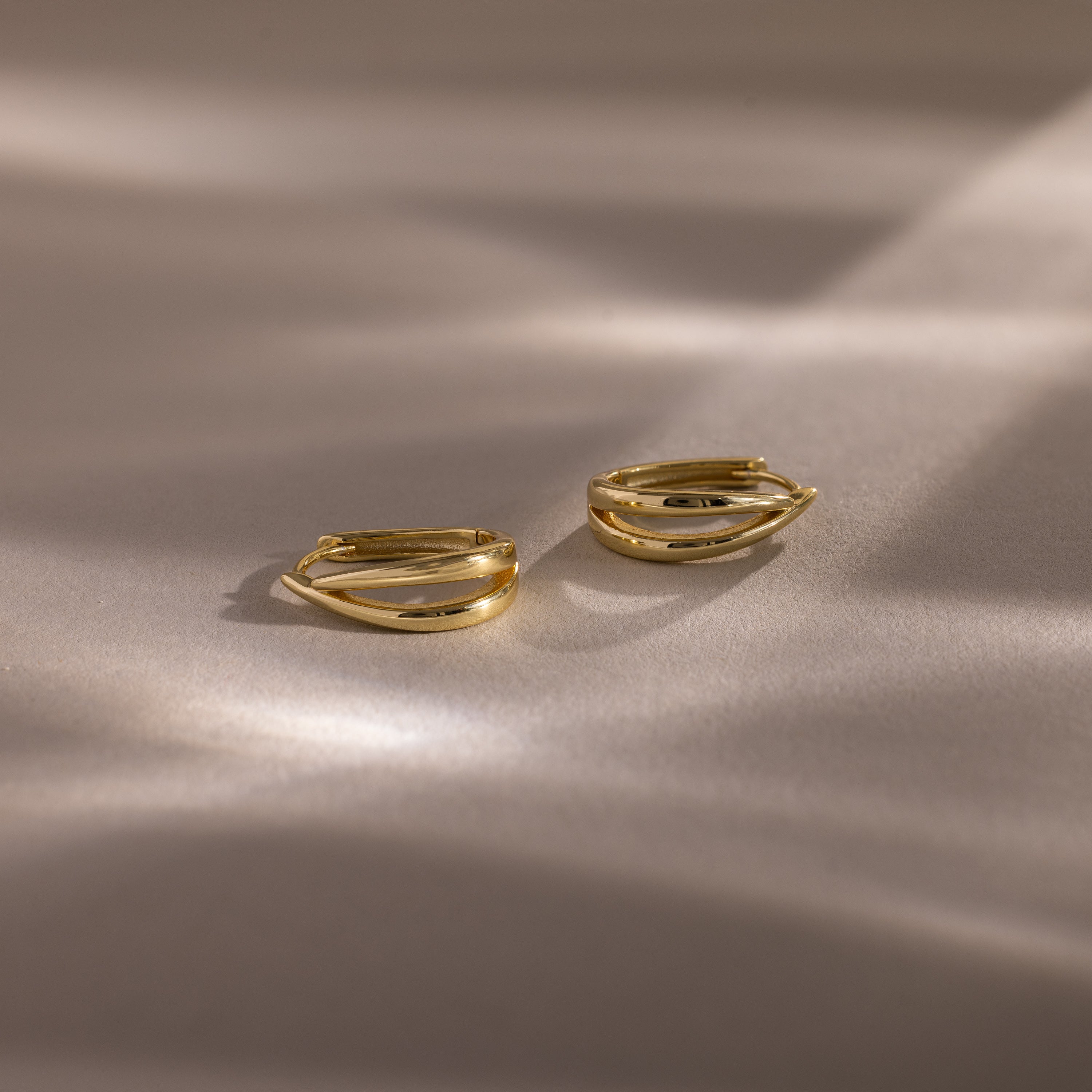 Oval Duo Hoops