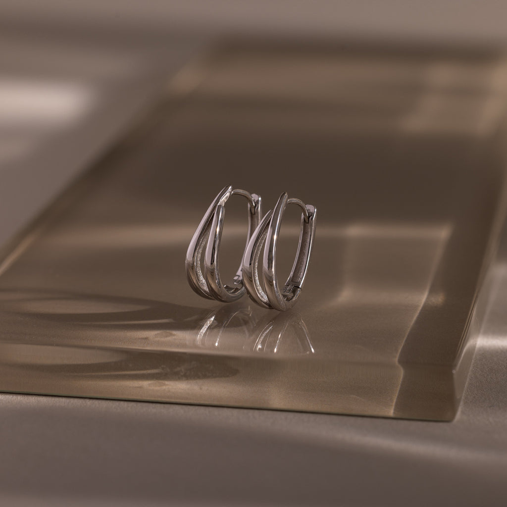 Oval Duo Hoops