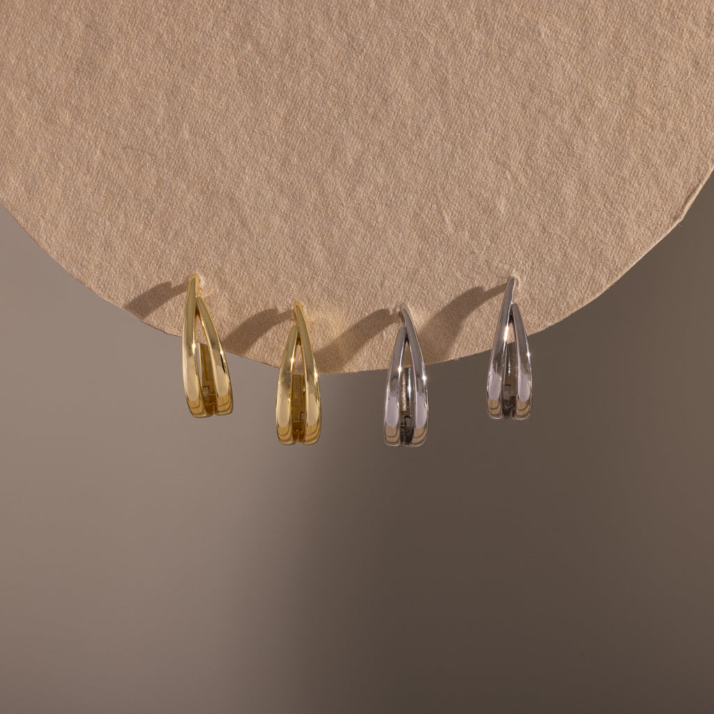 Oval Duo Hoops