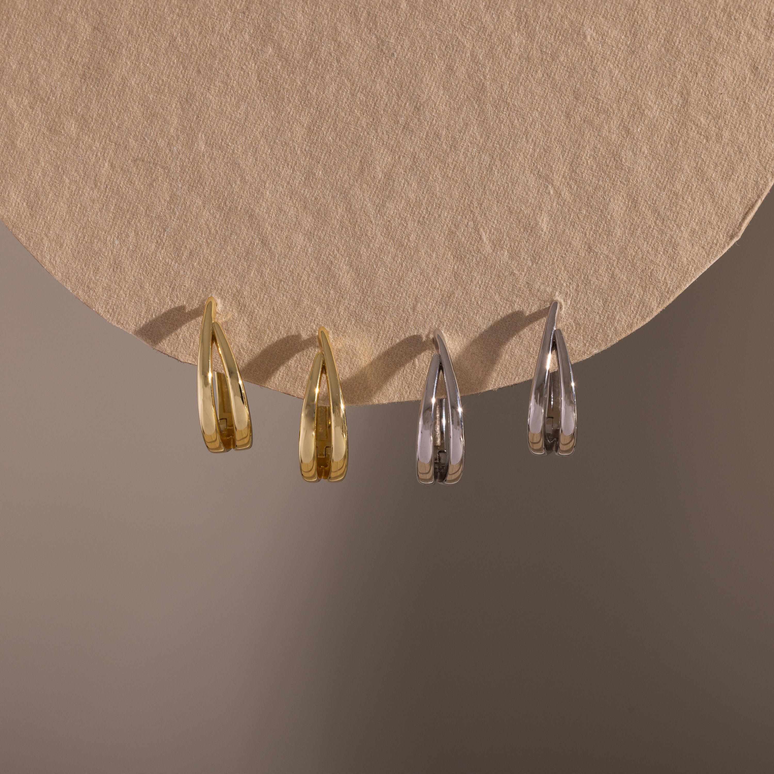 Oval Duo Hoops
