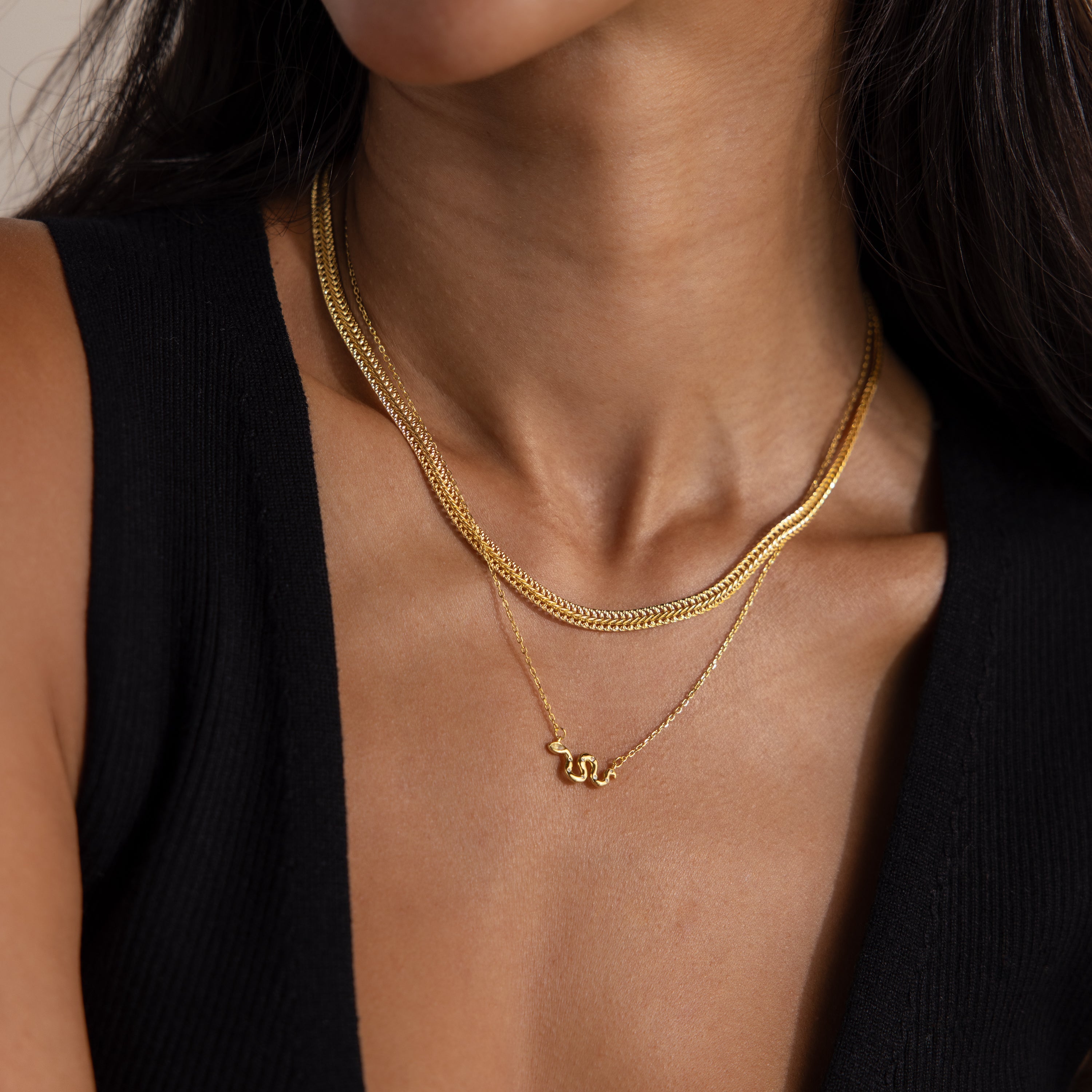 Dainty Viper Necklace