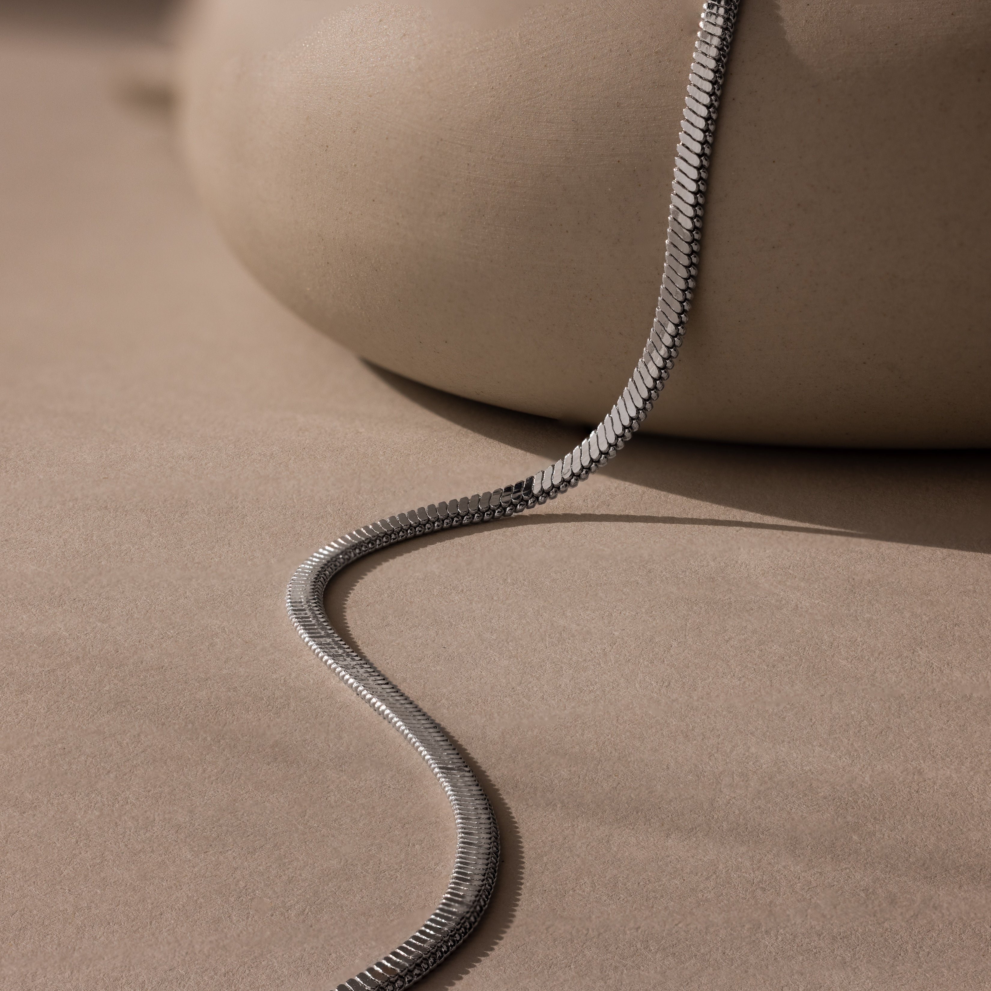 Bold Snake Chain Necklace