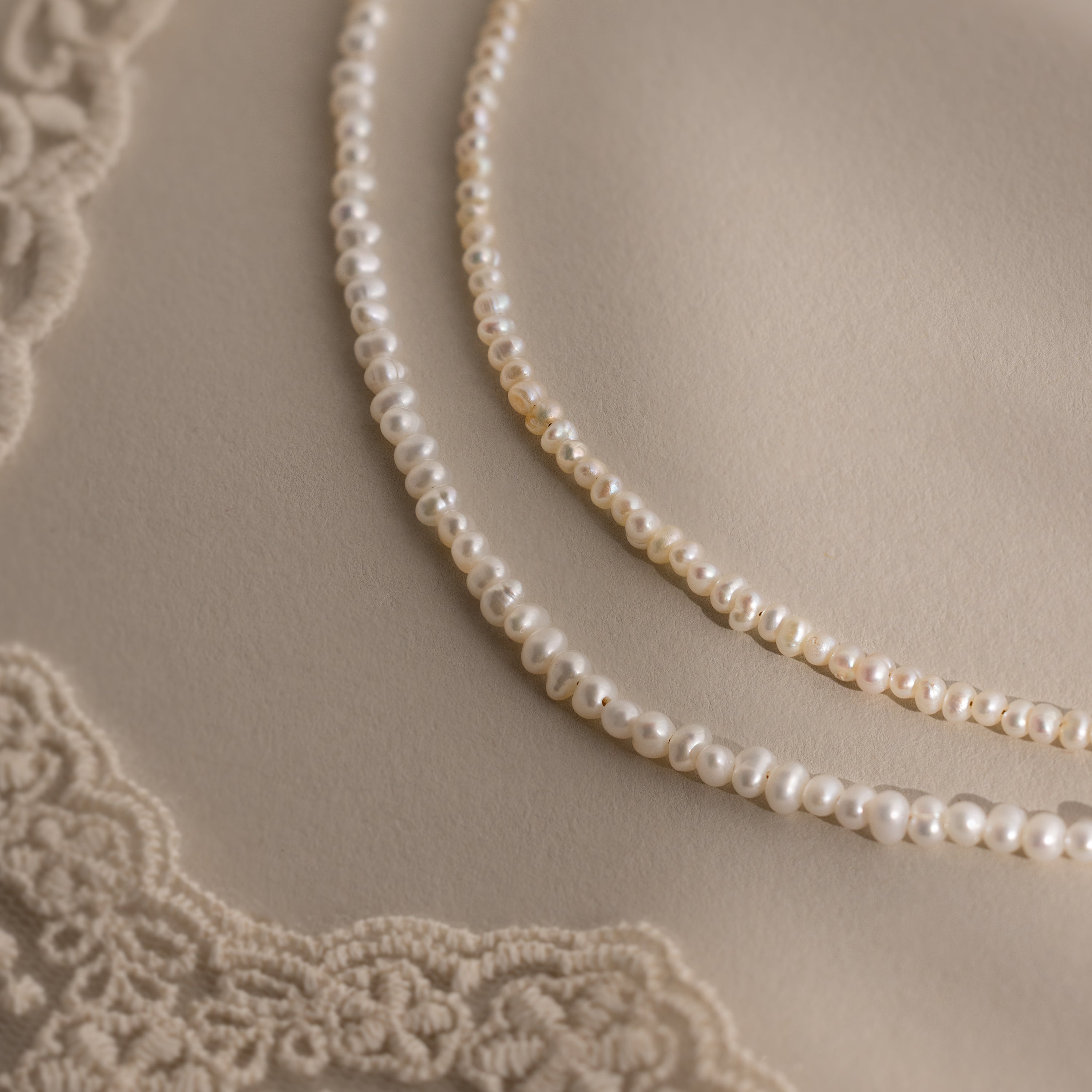 Summer Pearl Beaded Necklace