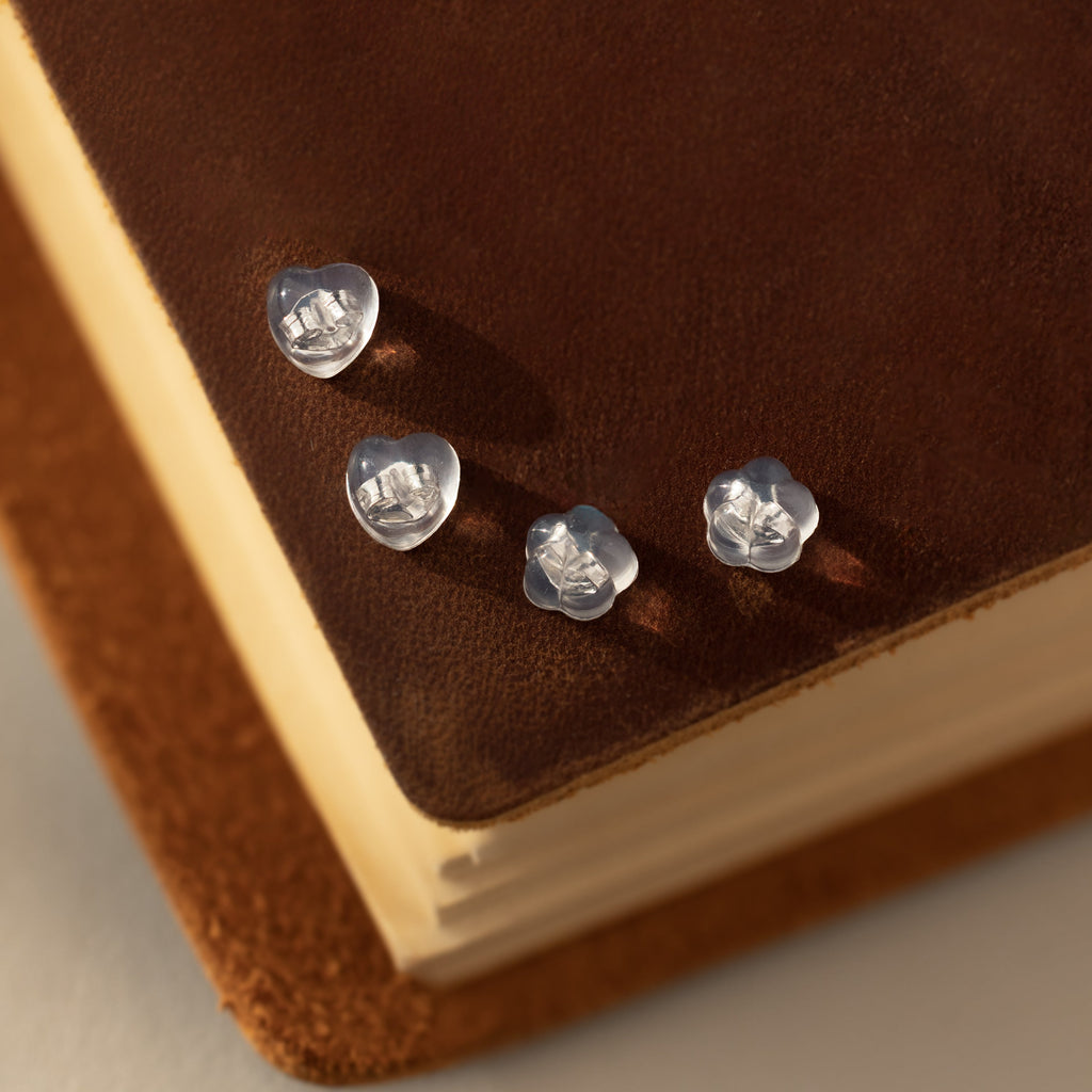 Heart & Flower Earring Backs
