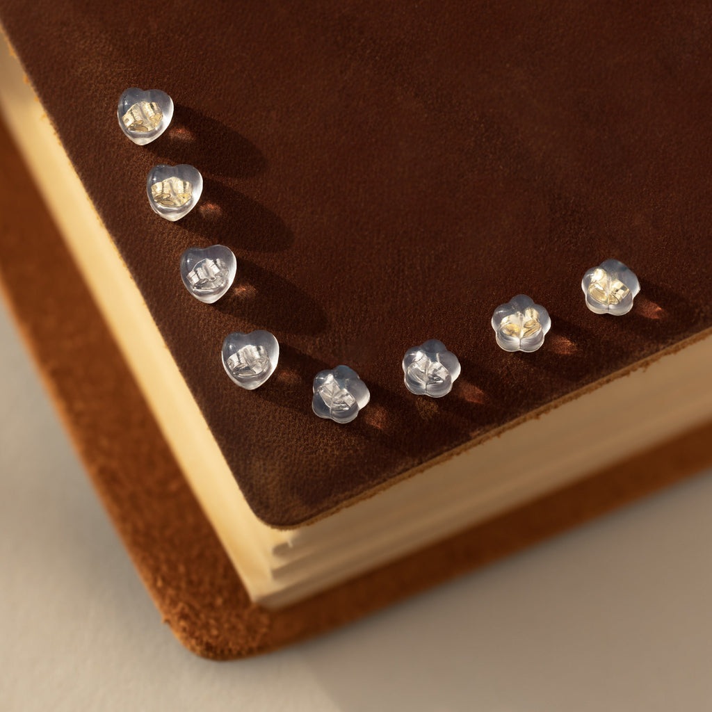 Heart & Flower Earring Backs