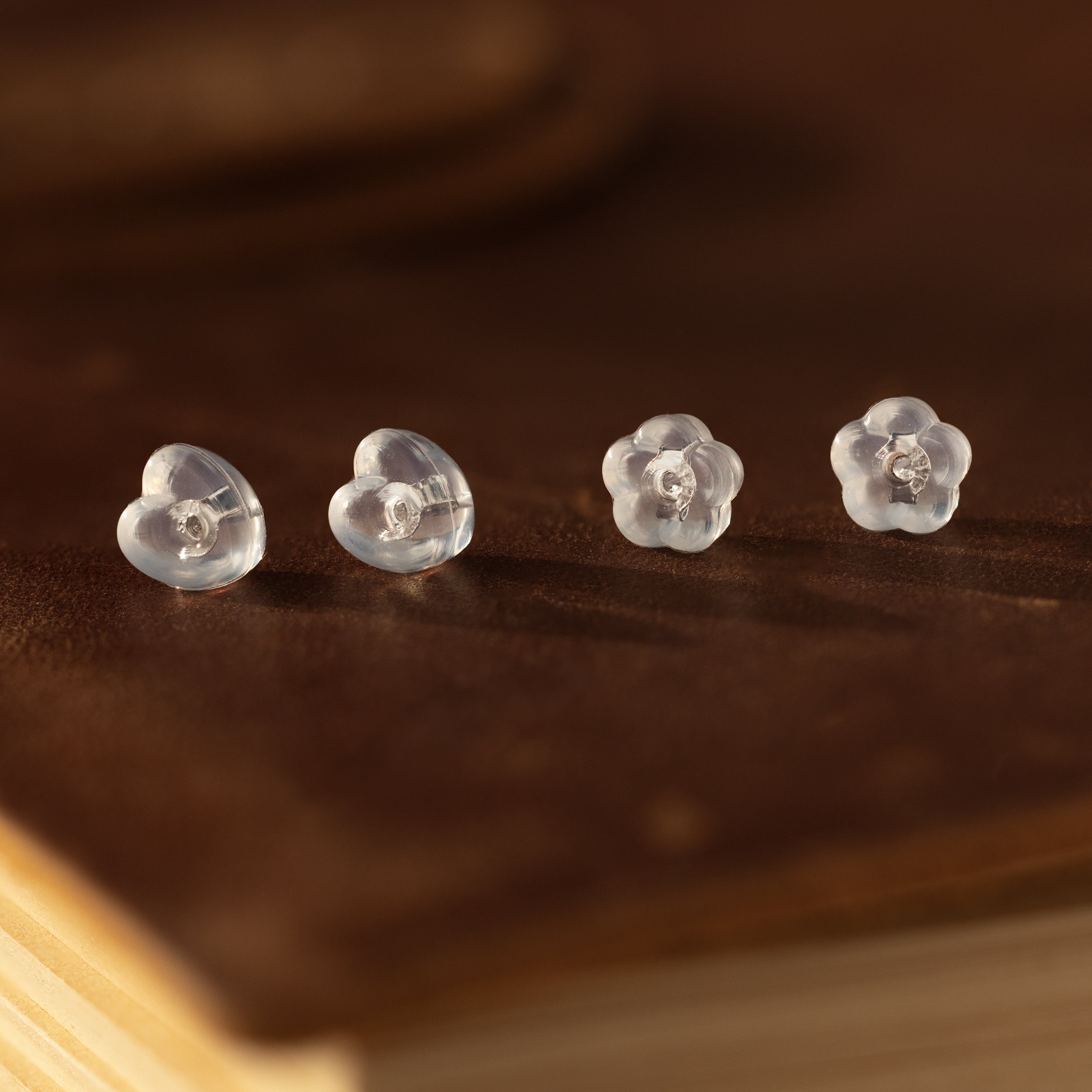 Heart & Flower Earring Backs