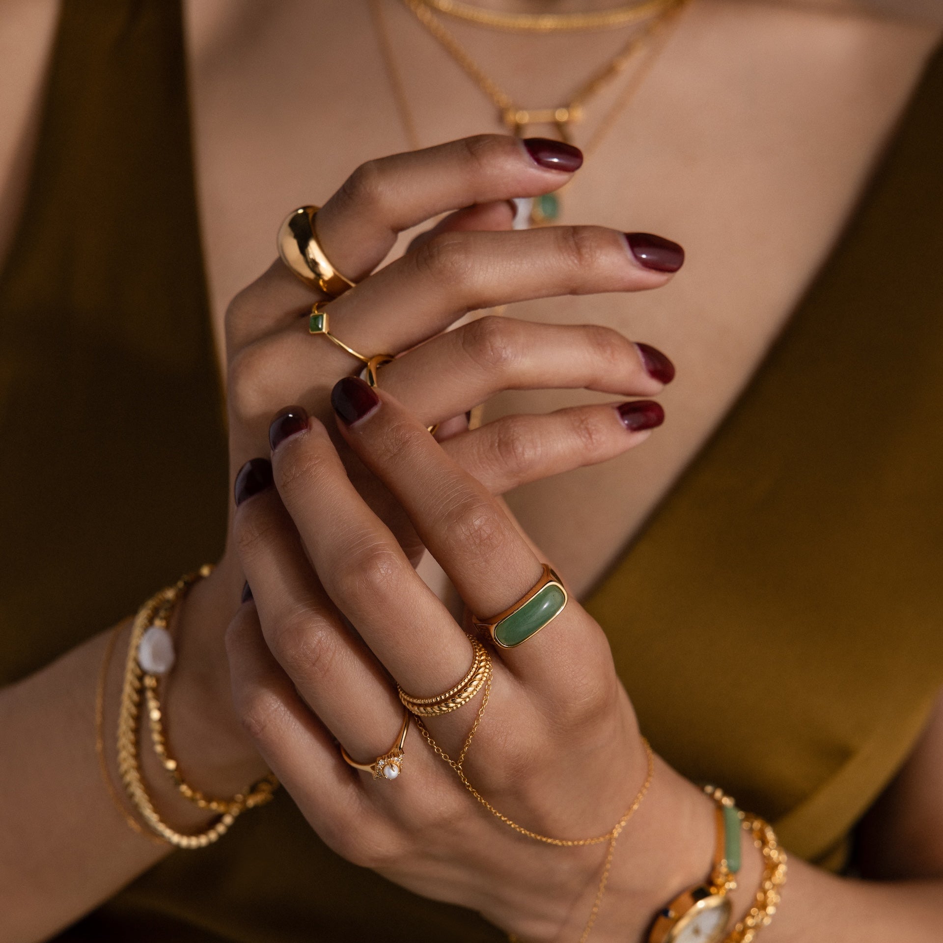 Jade Signet Ring