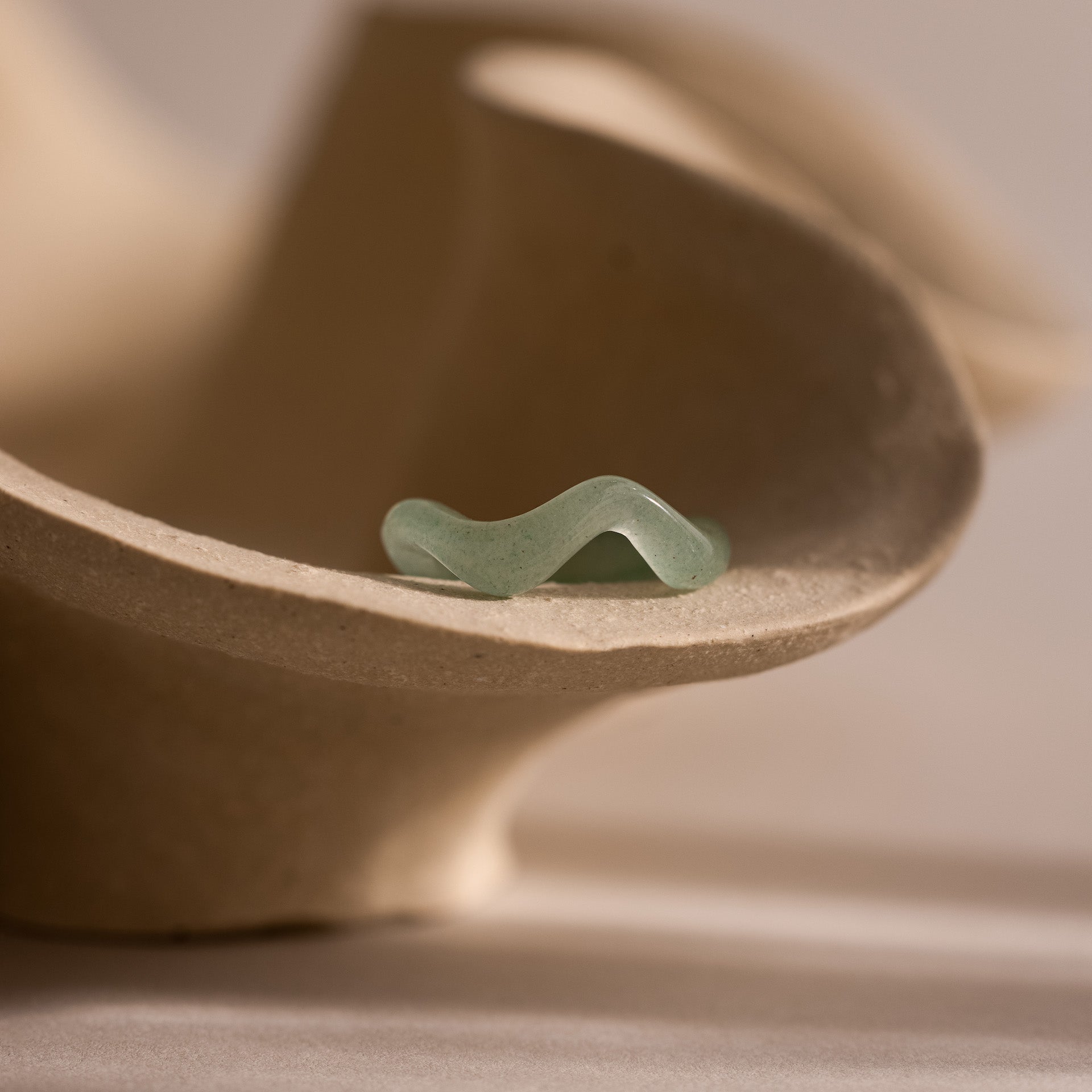 Jade Wave Ring